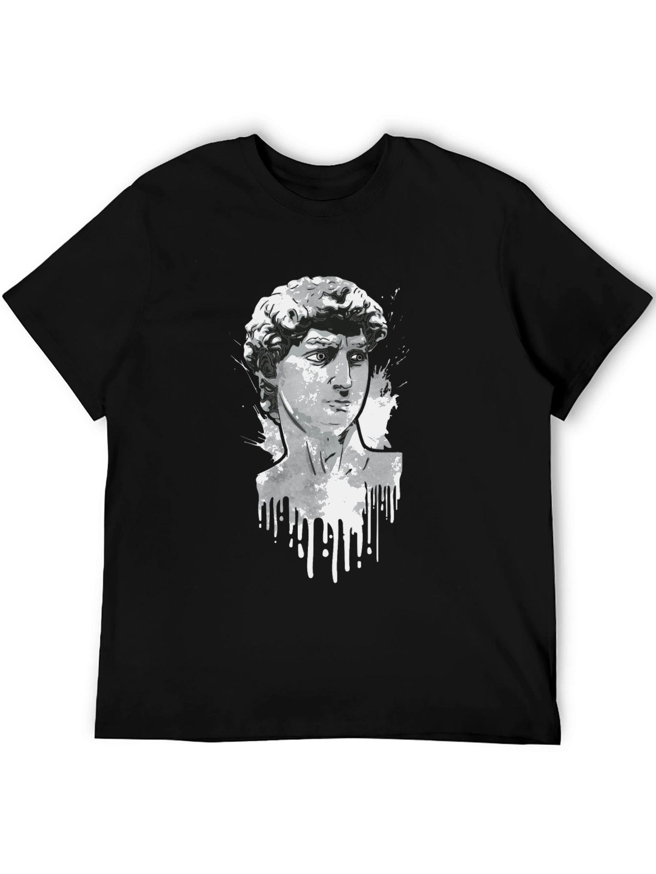 David Statue Graphic Tee - Modern Art Shirt