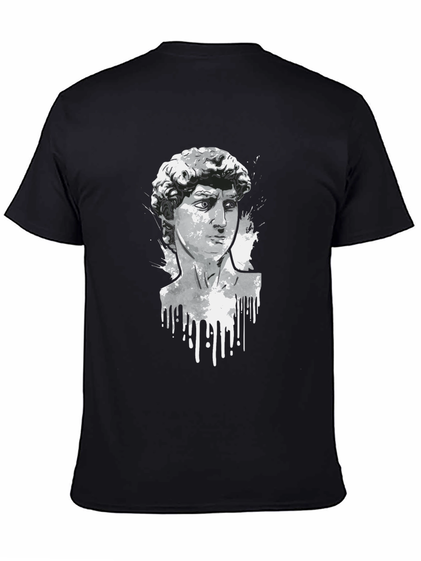 David Statue Graphic Tee - Modern Art Shirt
