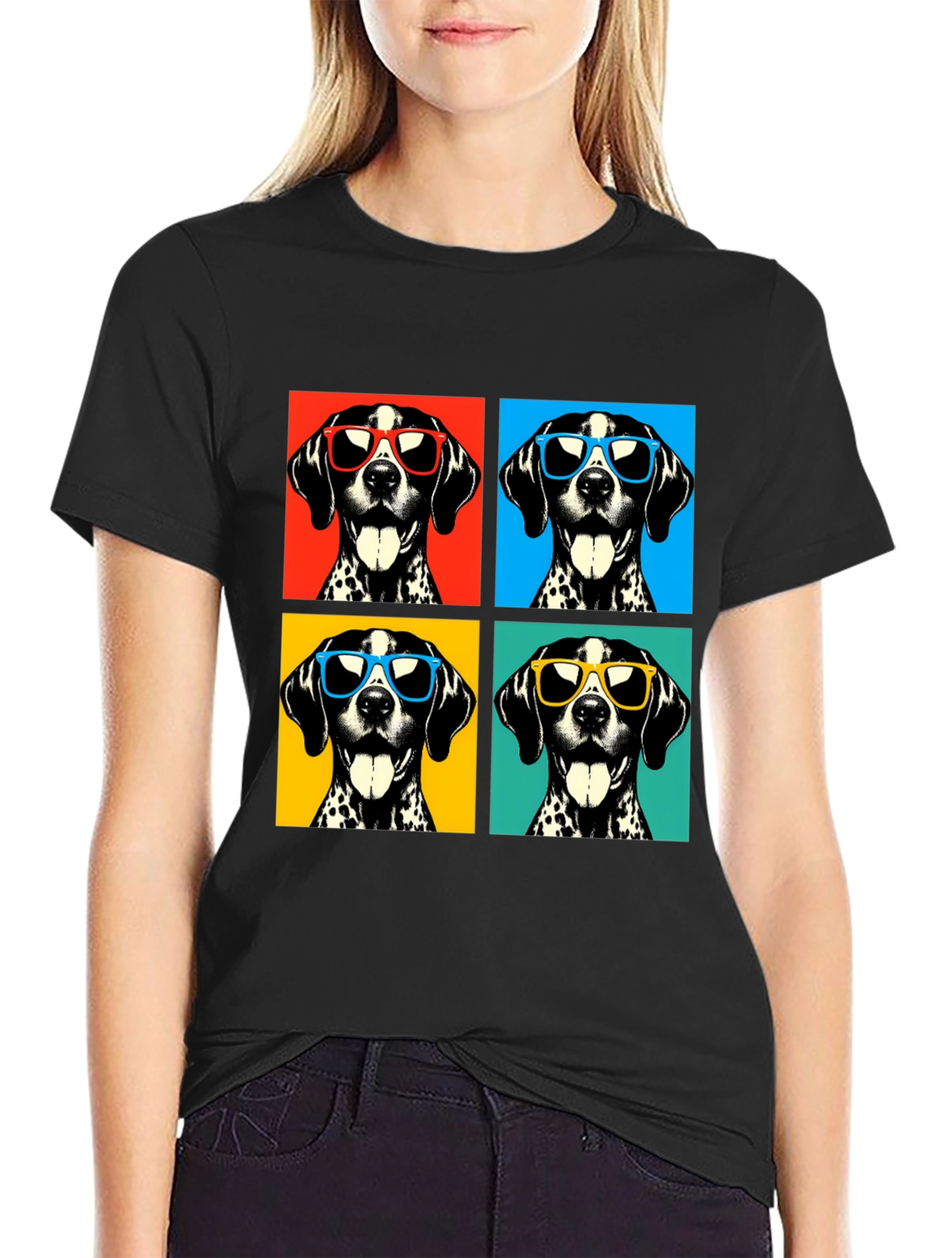 Cool Dog T-Shirt - Pop Art Dalmatian Tee