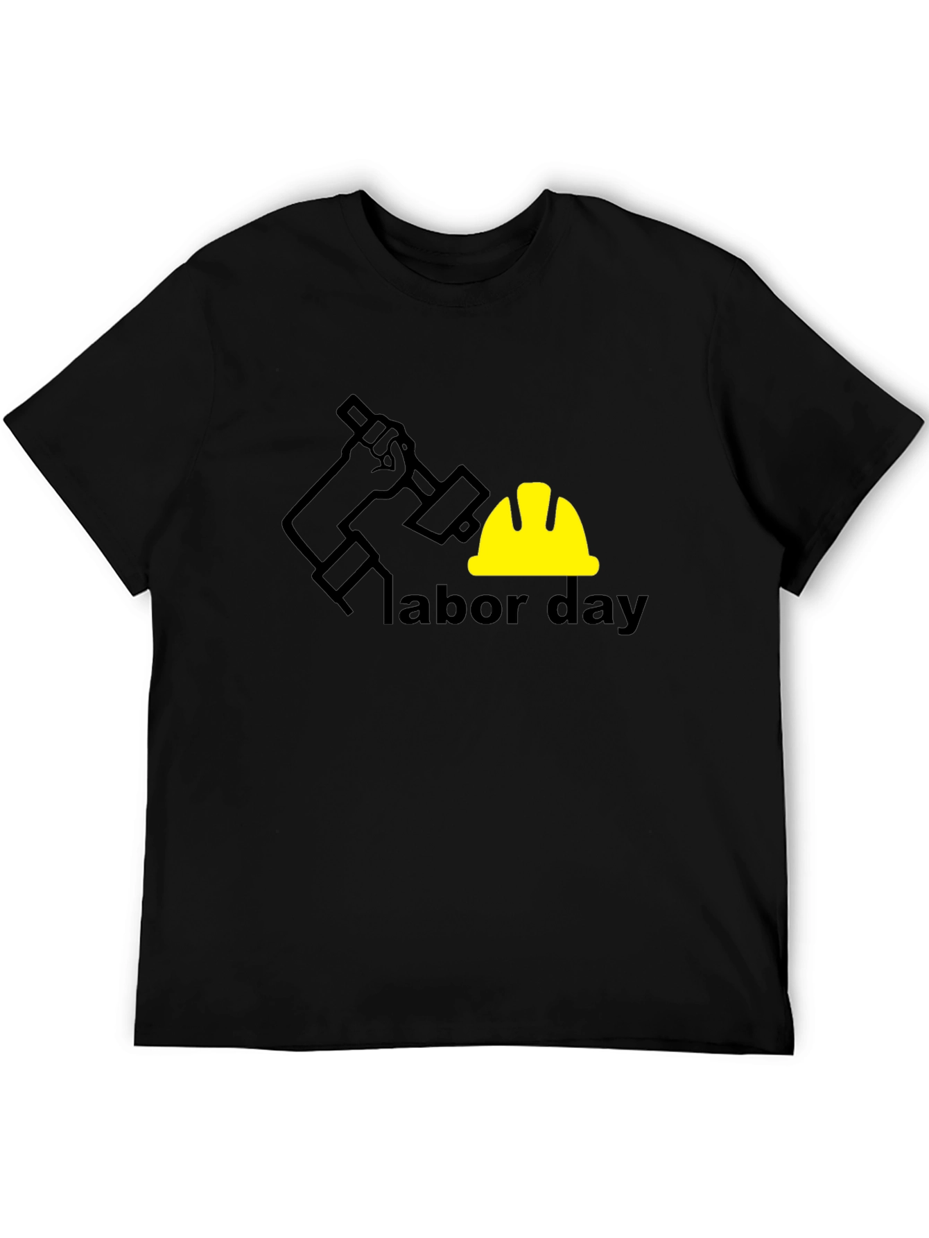 Labor Day T-Shirt - Black Graphic Tee