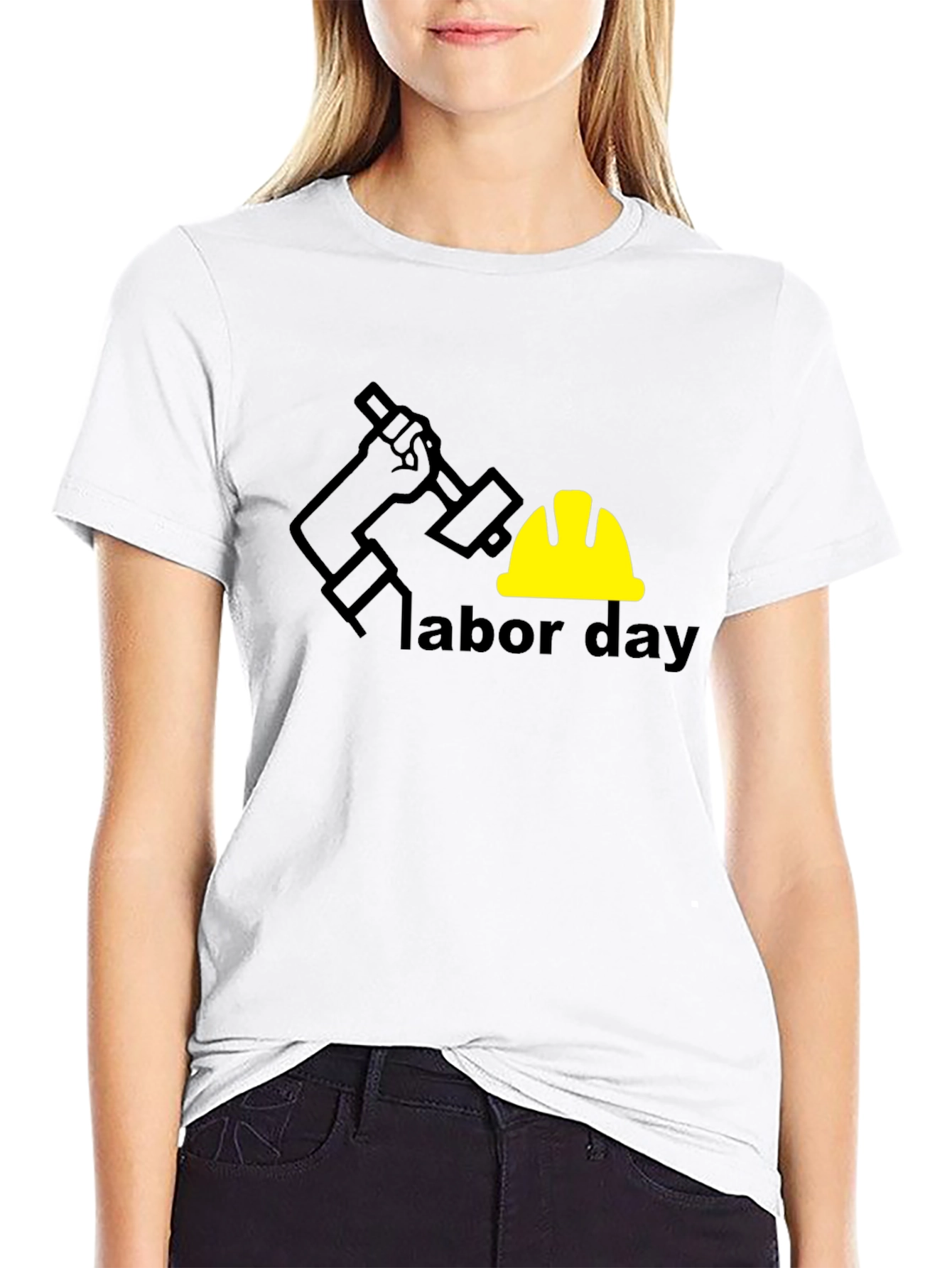 Labor Day T-Shirt - Black Graphic Tee