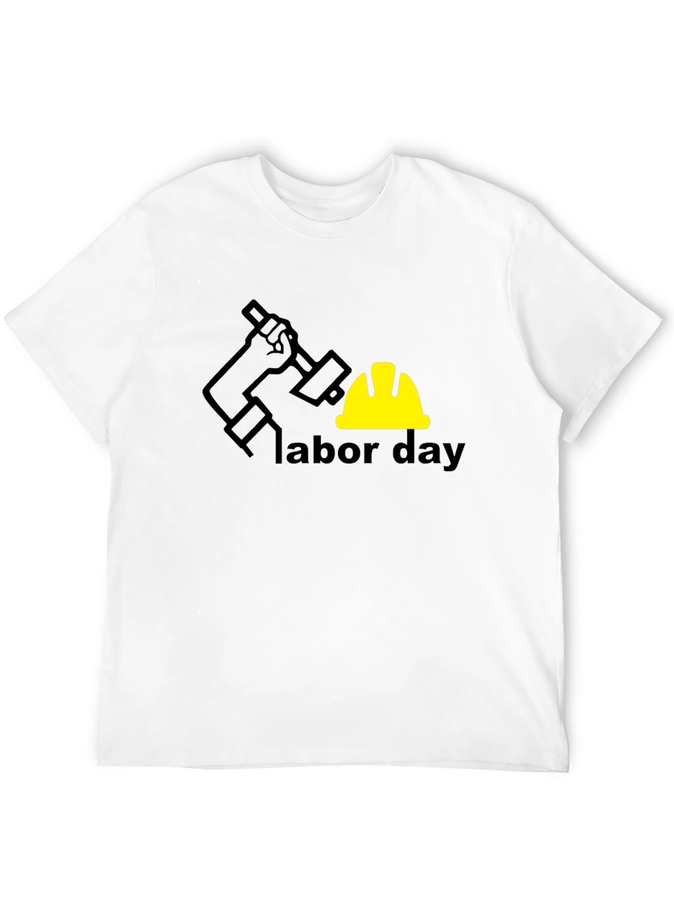 Labor Day T-Shirt - Black Graphic Tee