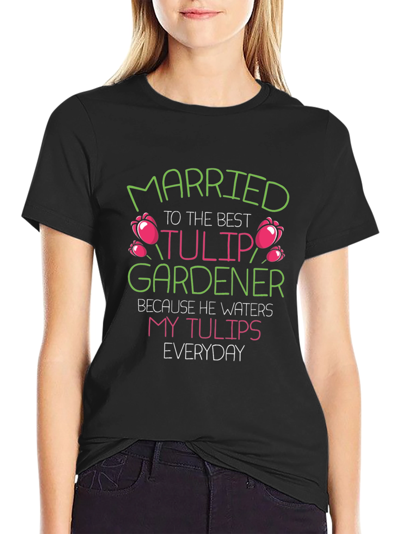 Married to the Best Tulip Gardener T-Shirt