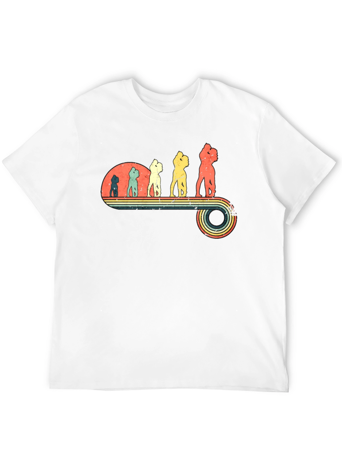 Retro Evolution of Love Black Tee