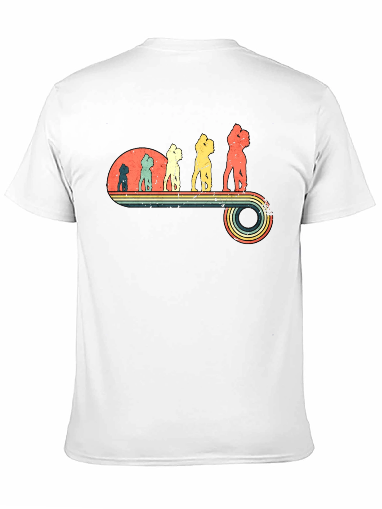 Retro Evolution of Love Black Tee