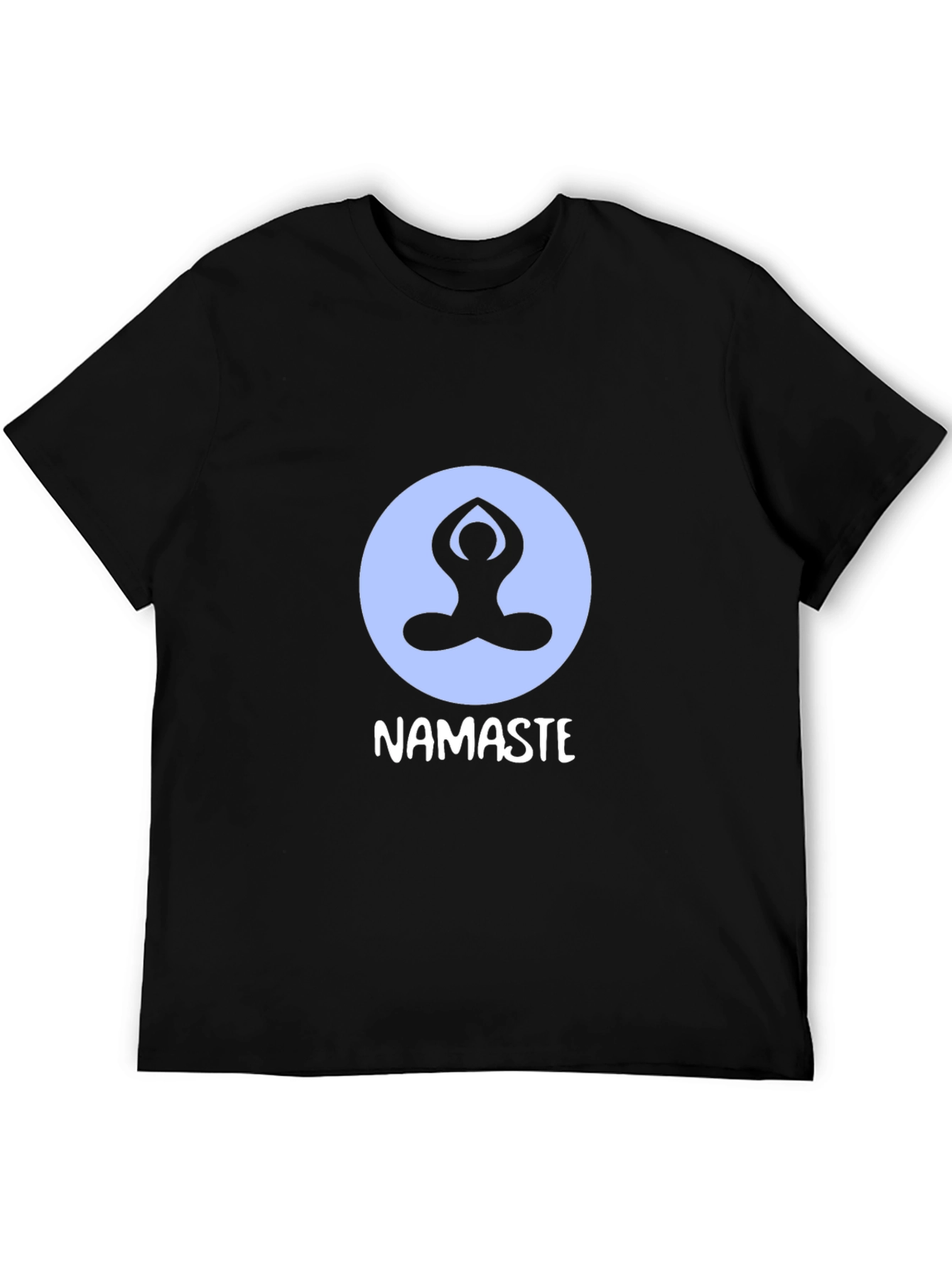 Namaste Yoga Graphic T-Shirt - Black