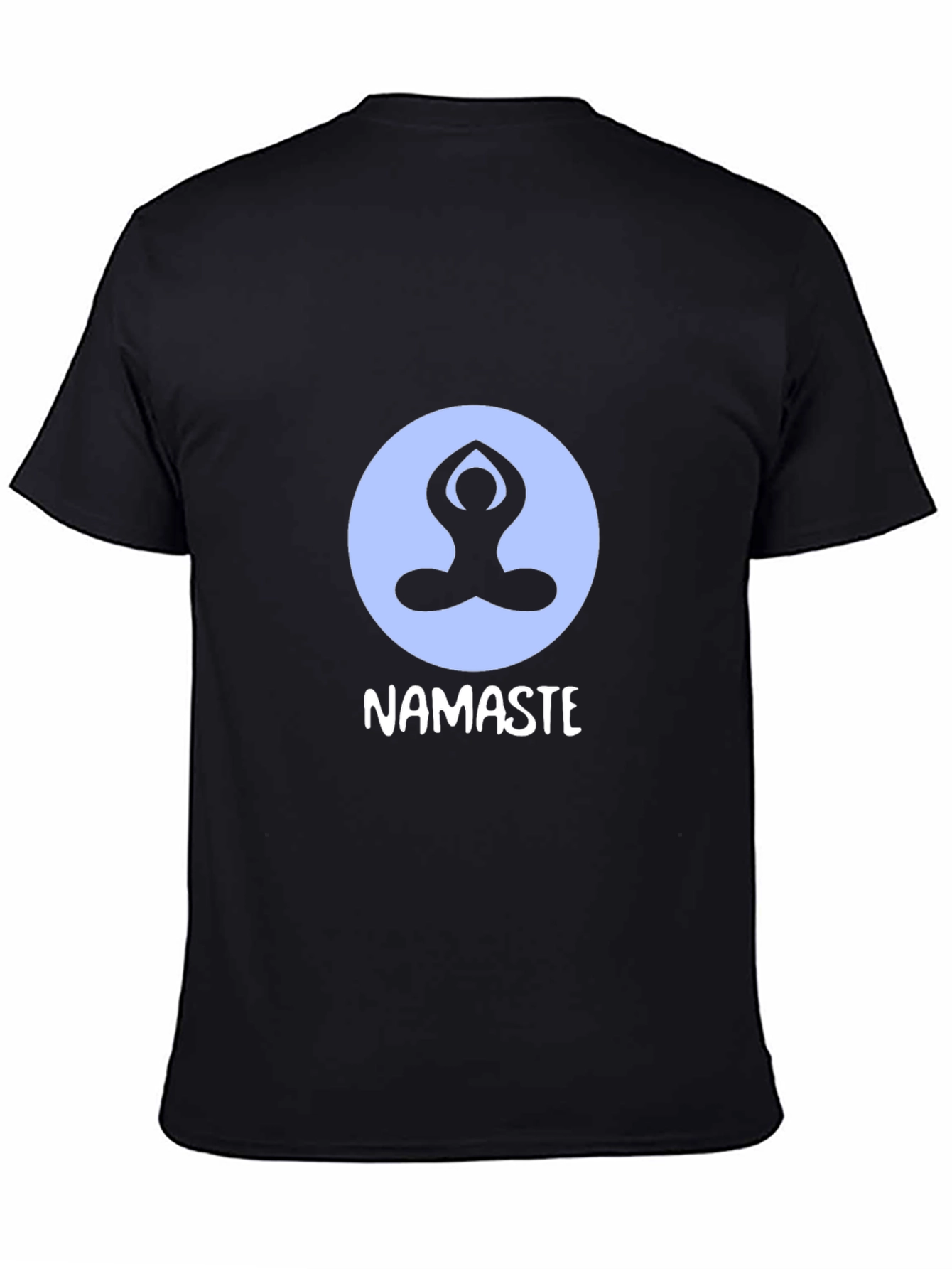 Namaste Yoga Graphic T-Shirt - Black