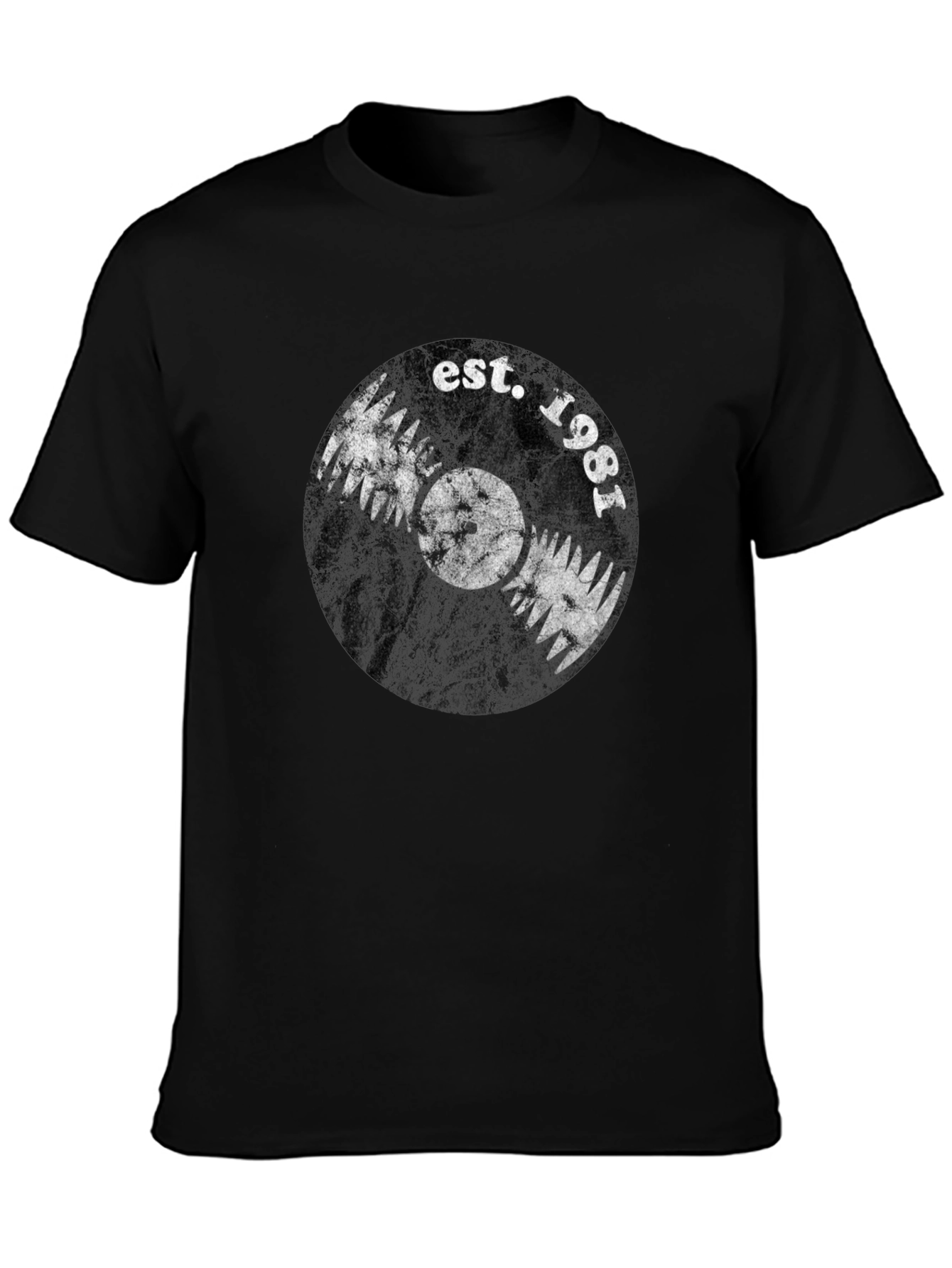 Est. 1981 Vinyl Record Graphic T-Shirt