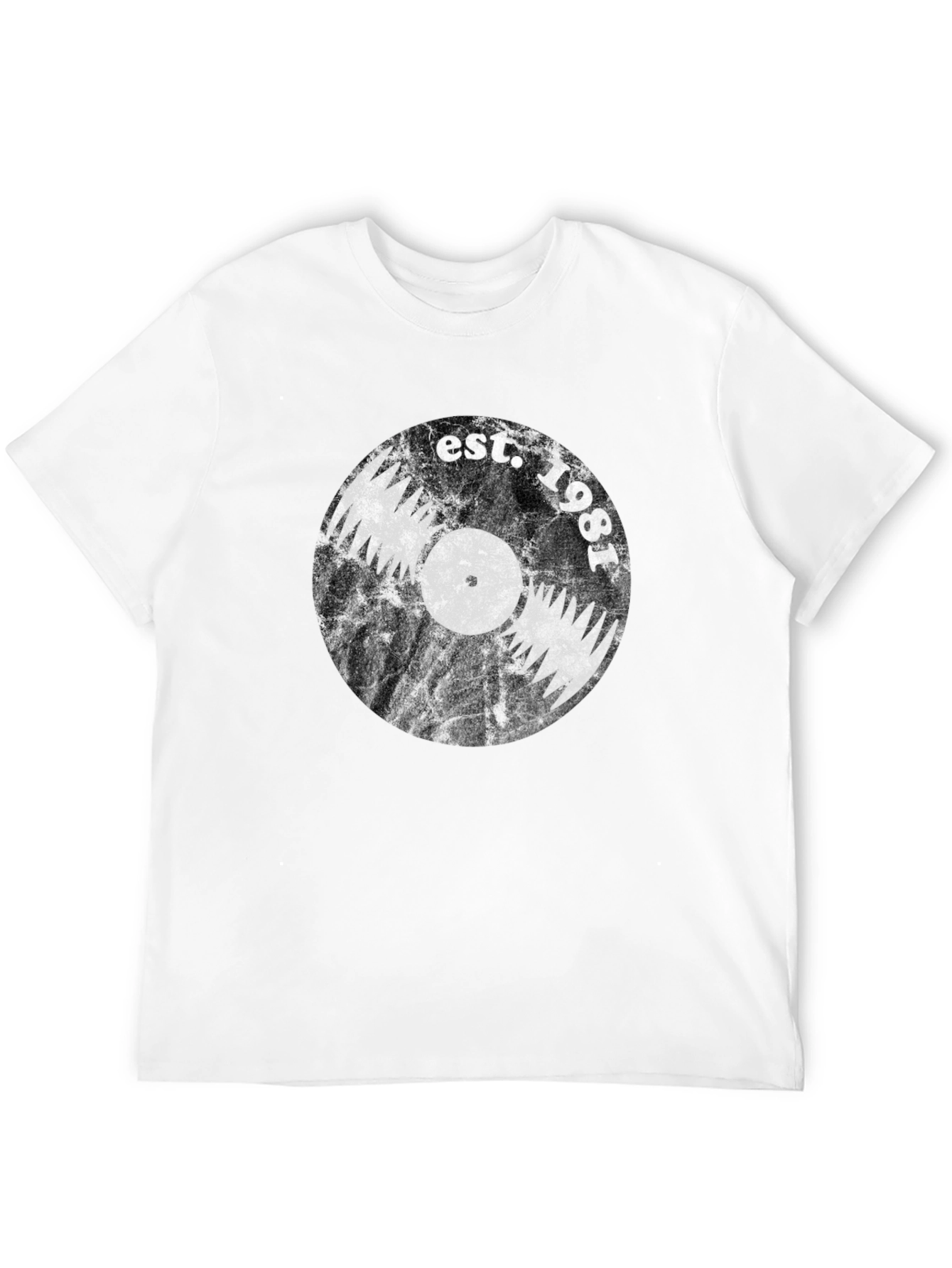 Est. 1981 Vinyl Record Graphic T-Shirt