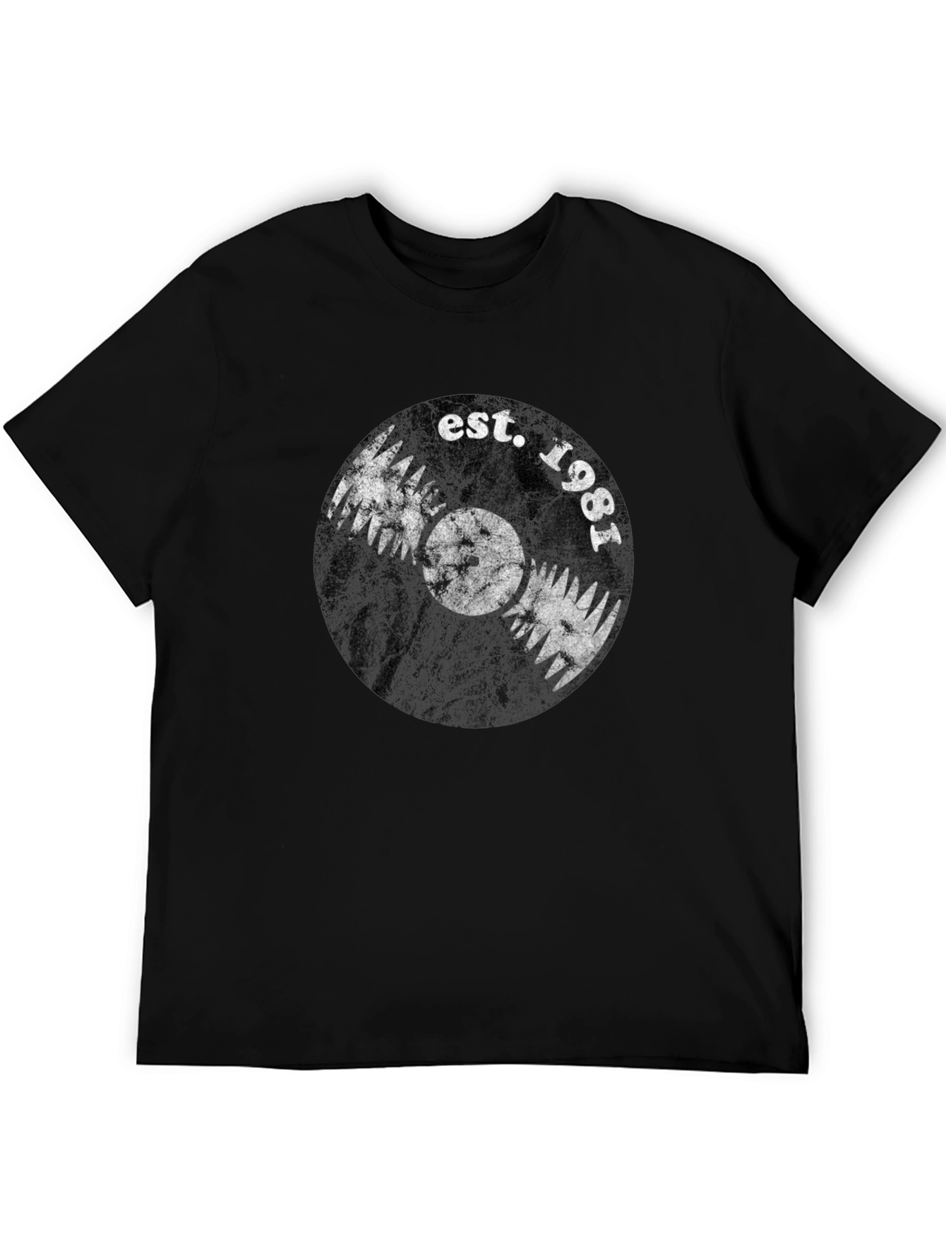 Est. 1981 Vinyl Record Graphic T-Shirt