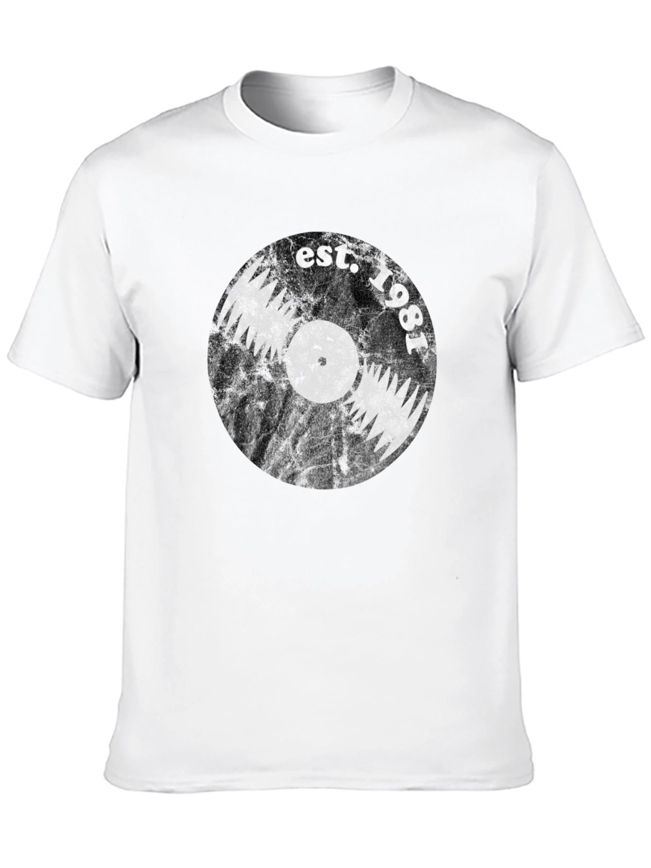 Est. 1981 Vinyl Record Graphic T-Shirt