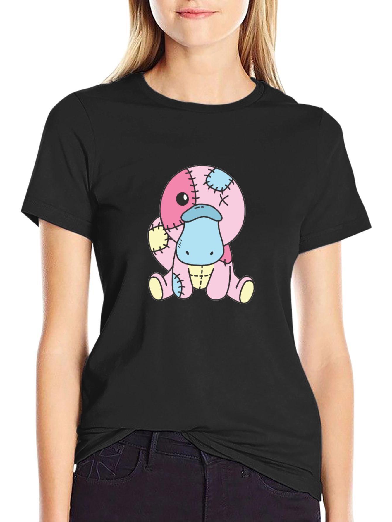 Cute Platypus Stuffed Animal Graphic Tee