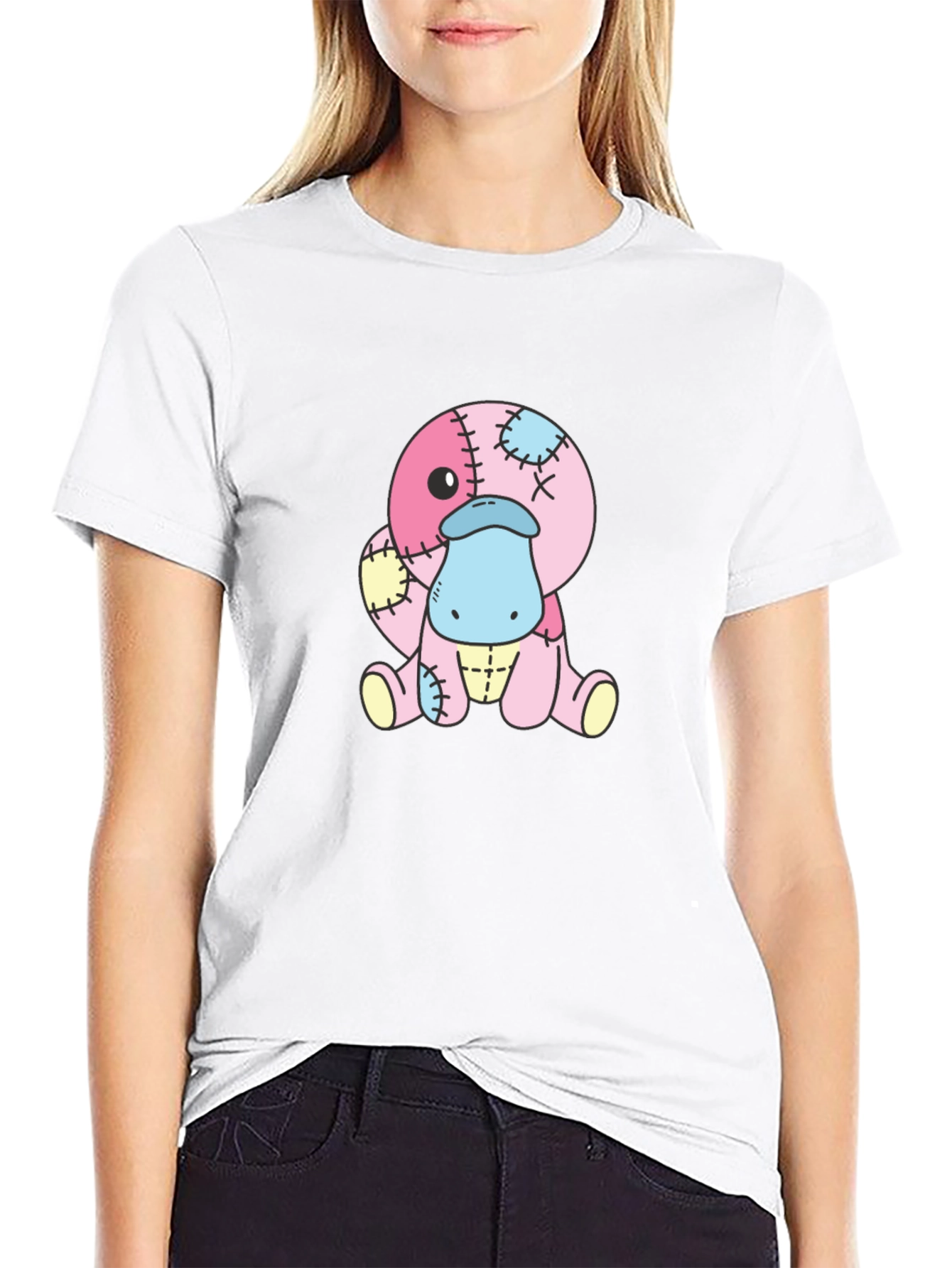Cute Platypus Stuffed Animal Graphic Tee