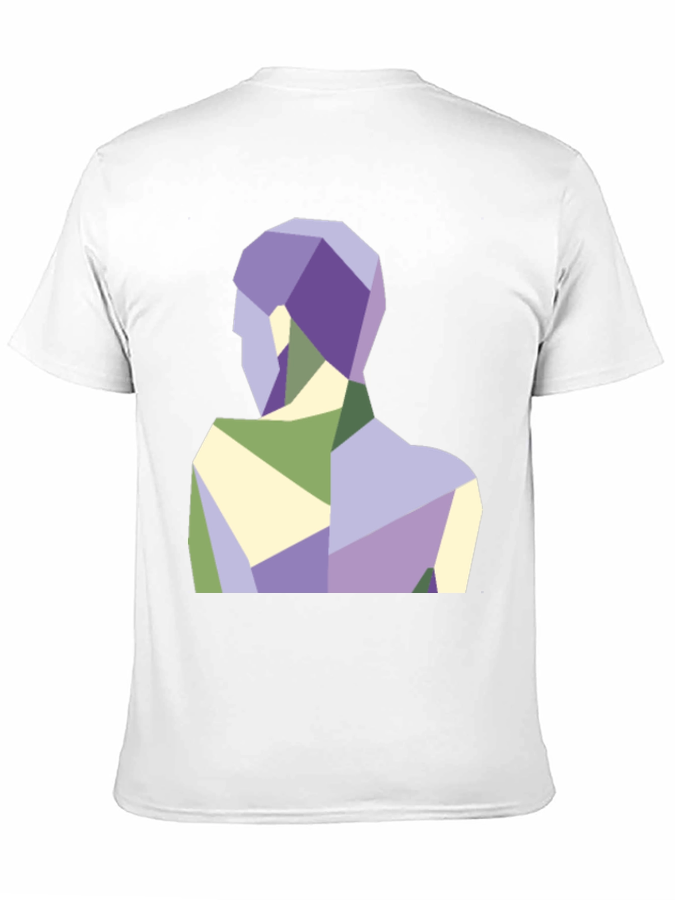 Geometric Figure Graphic Tee - Modern Art Shirt