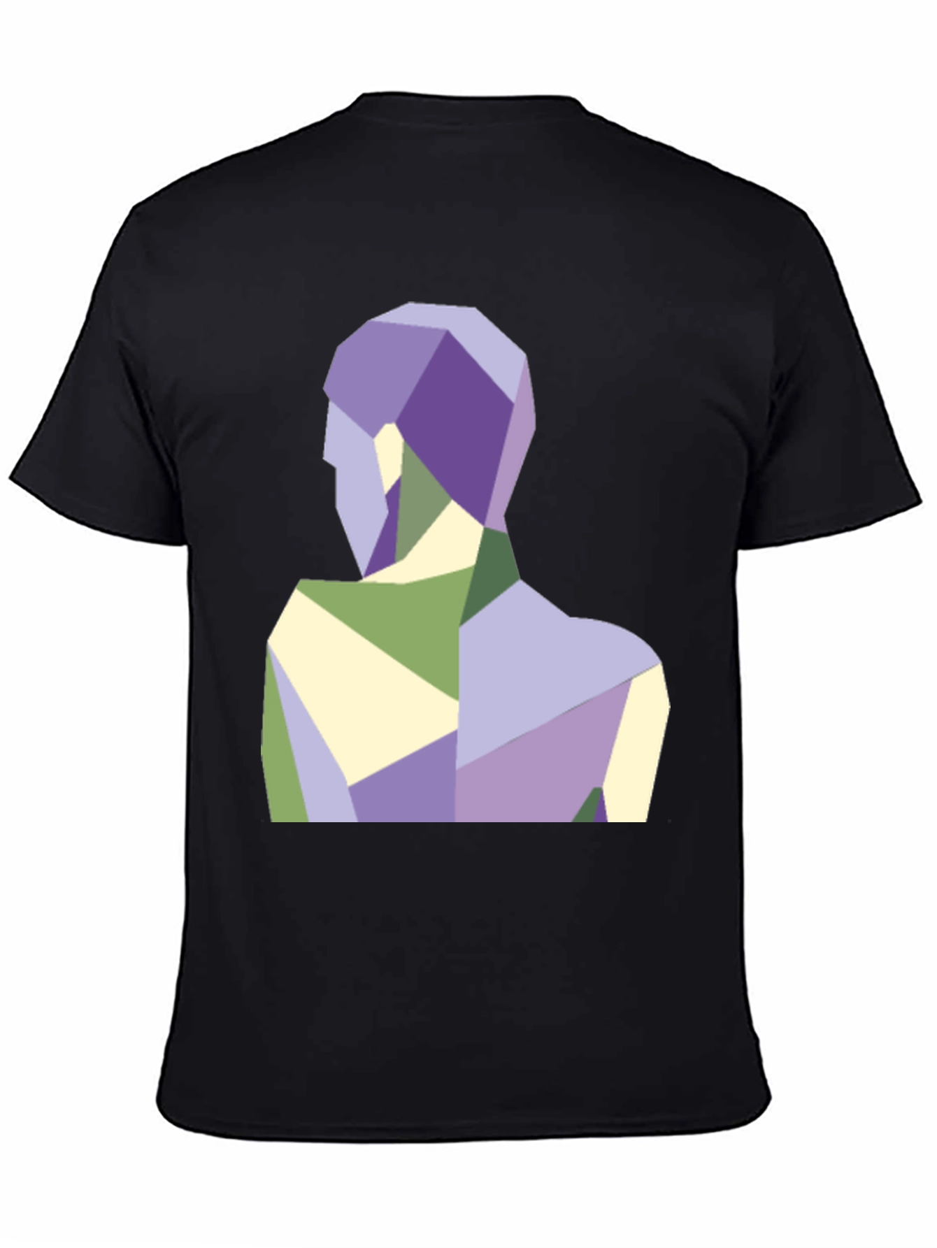 Geometric Figure Graphic Tee - Modern Art Shirt