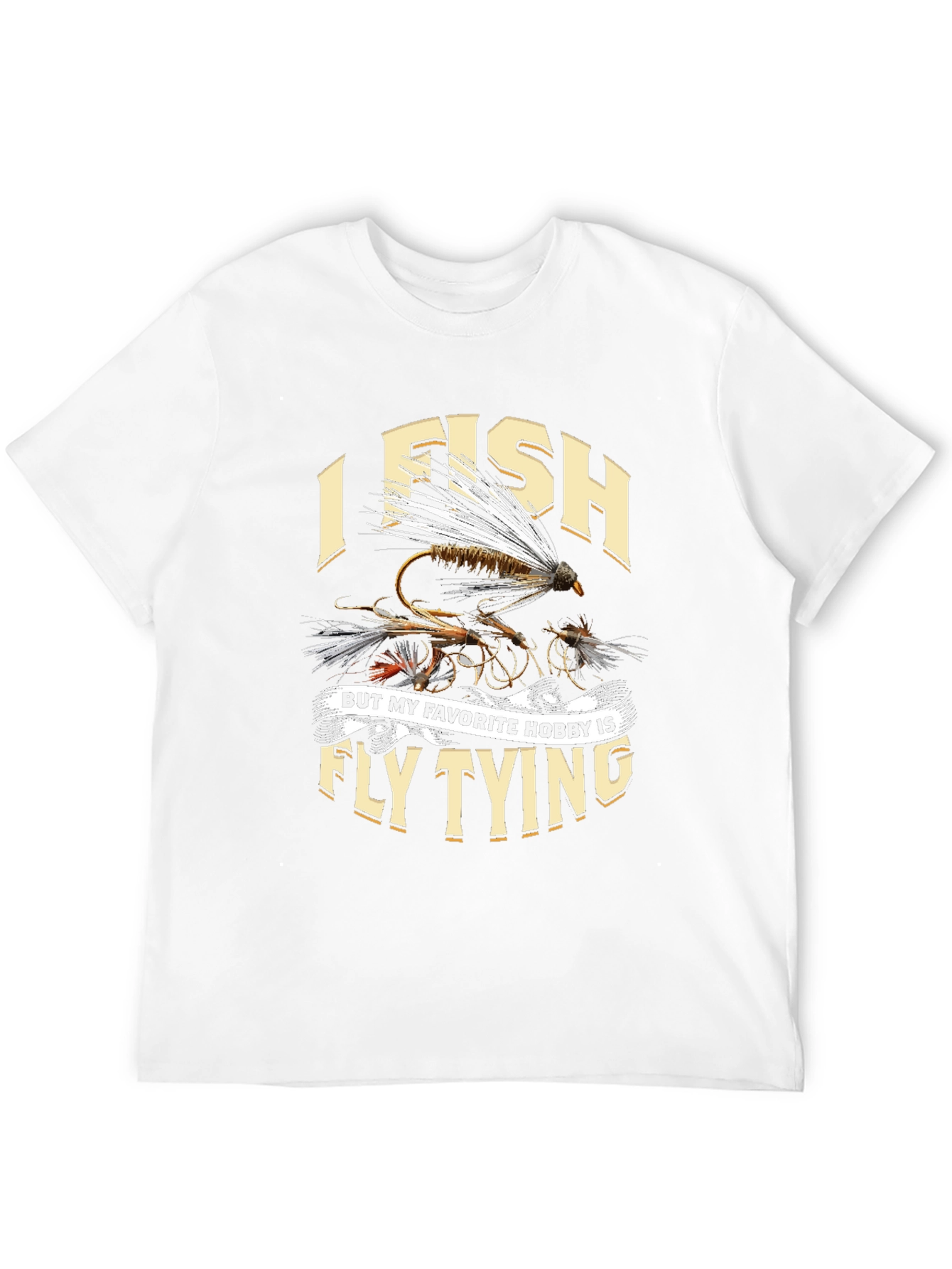 I Fish Fly Tying Hobby Graphic Tee