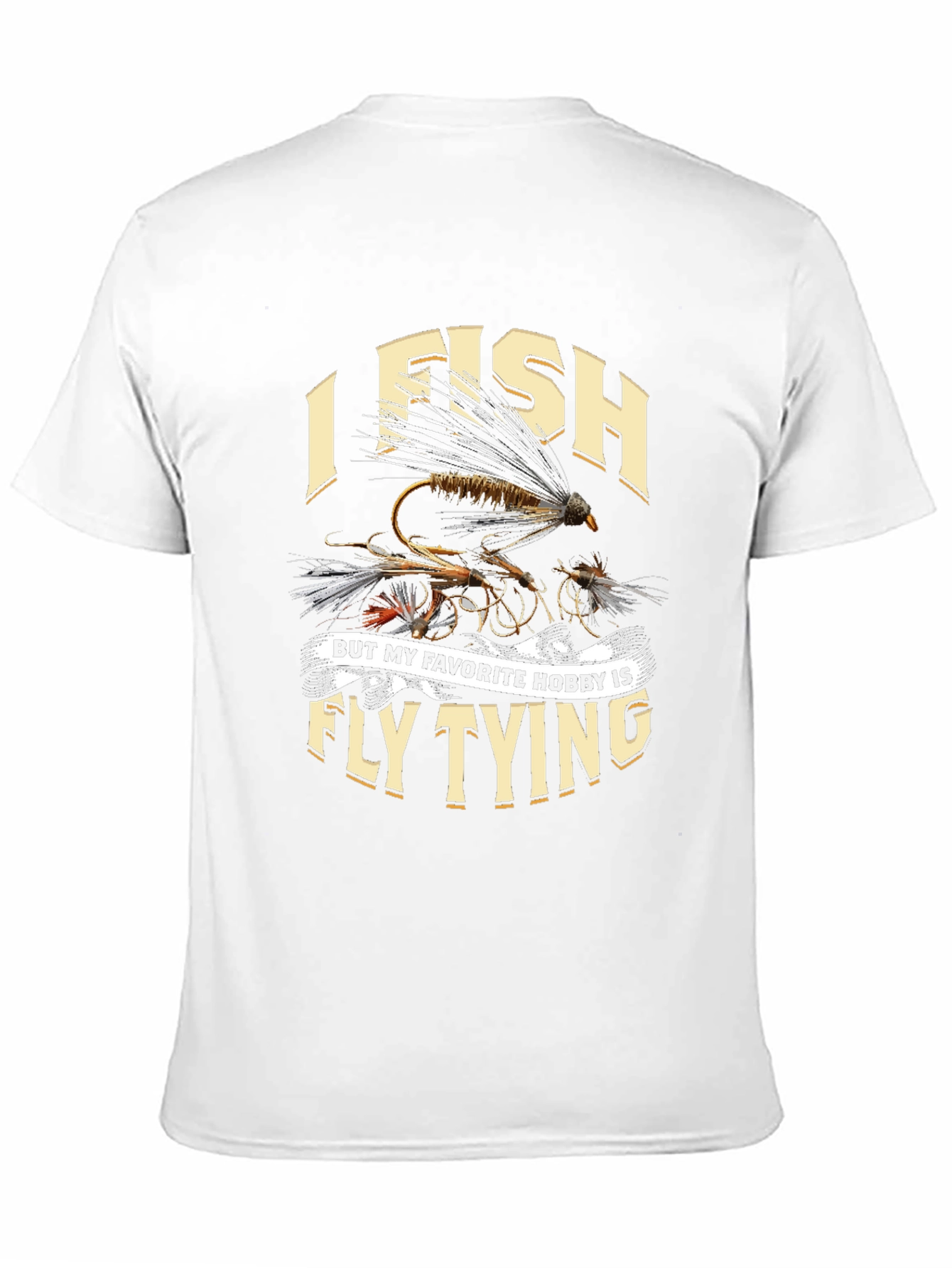 I Fish Fly Tying Hobby Graphic Tee