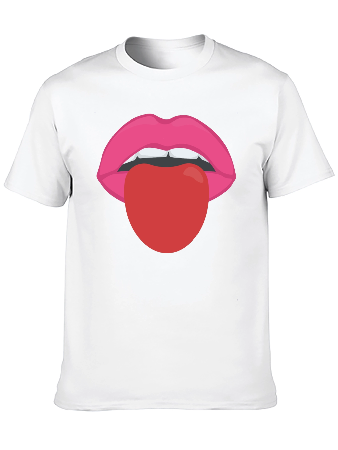 Funky Lips T-Shirt - Tongue Out Graphic Tee