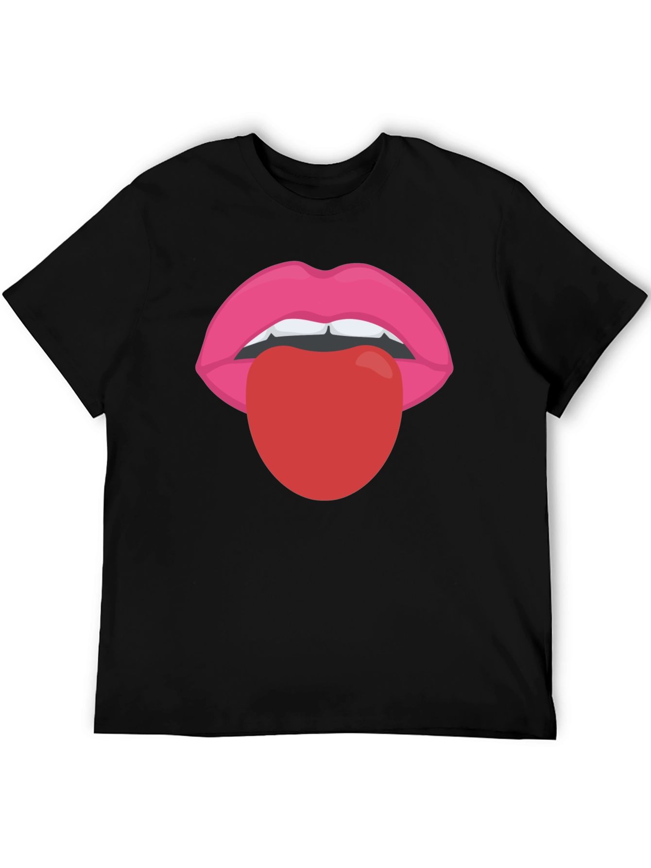 Funky Lips T-Shirt - Tongue Out Graphic Tee