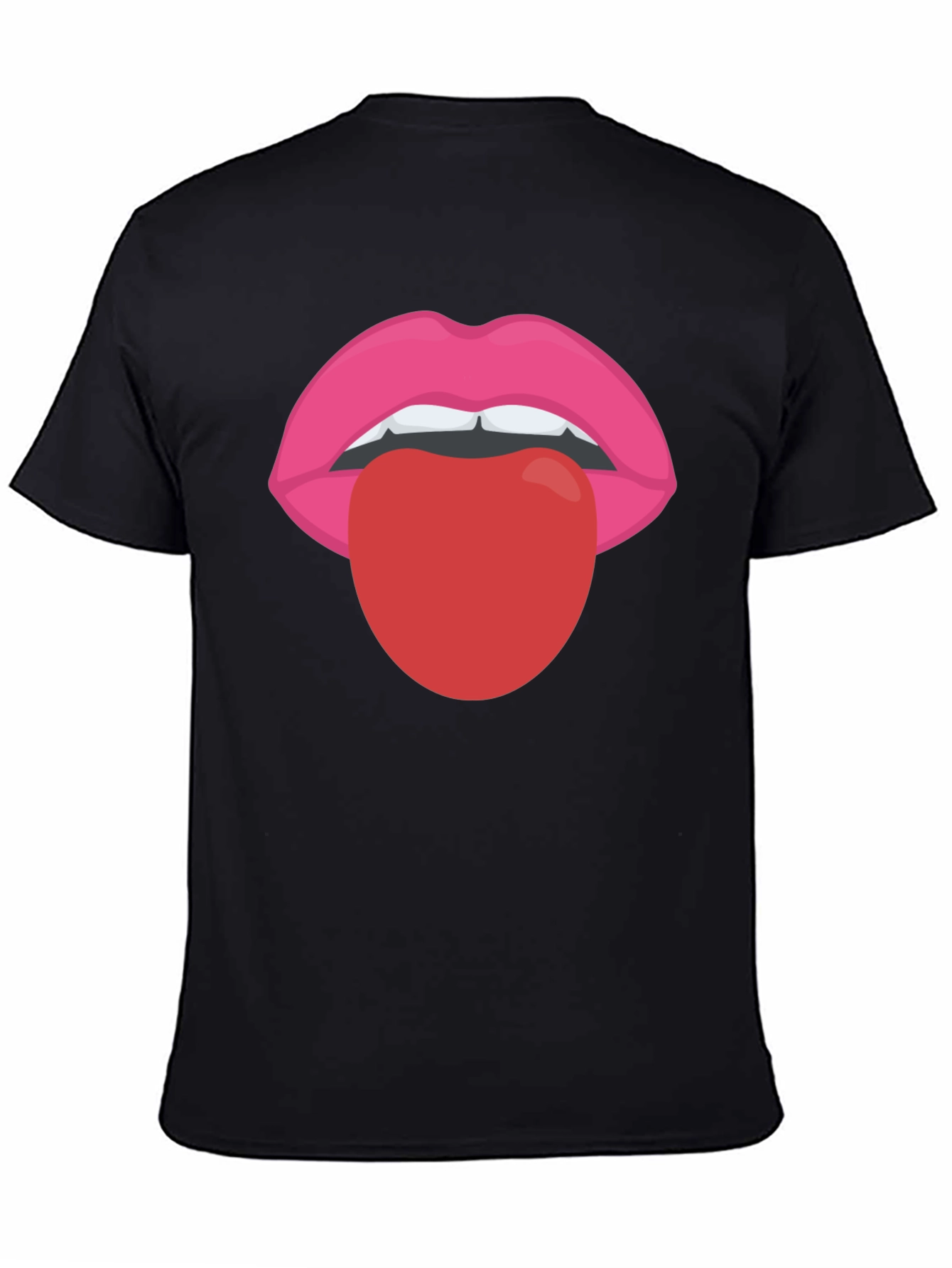 Funky Lips T-Shirt - Tongue Out Graphic Tee