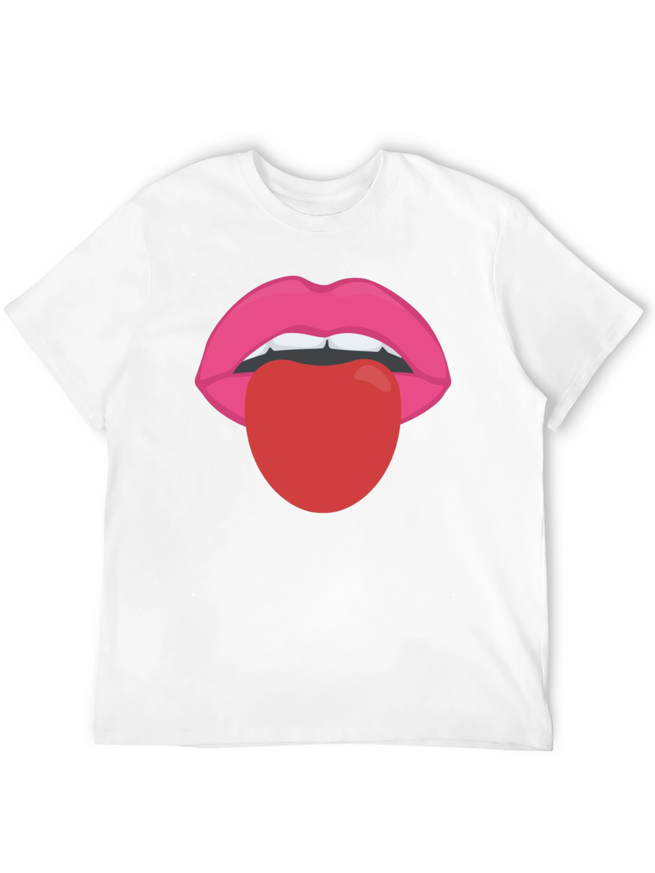 Funky Lips T-Shirt - Tongue Out Graphic Tee