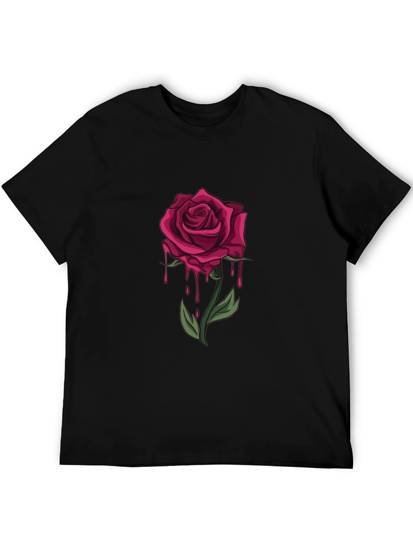 Rose Drip Graphic Tee