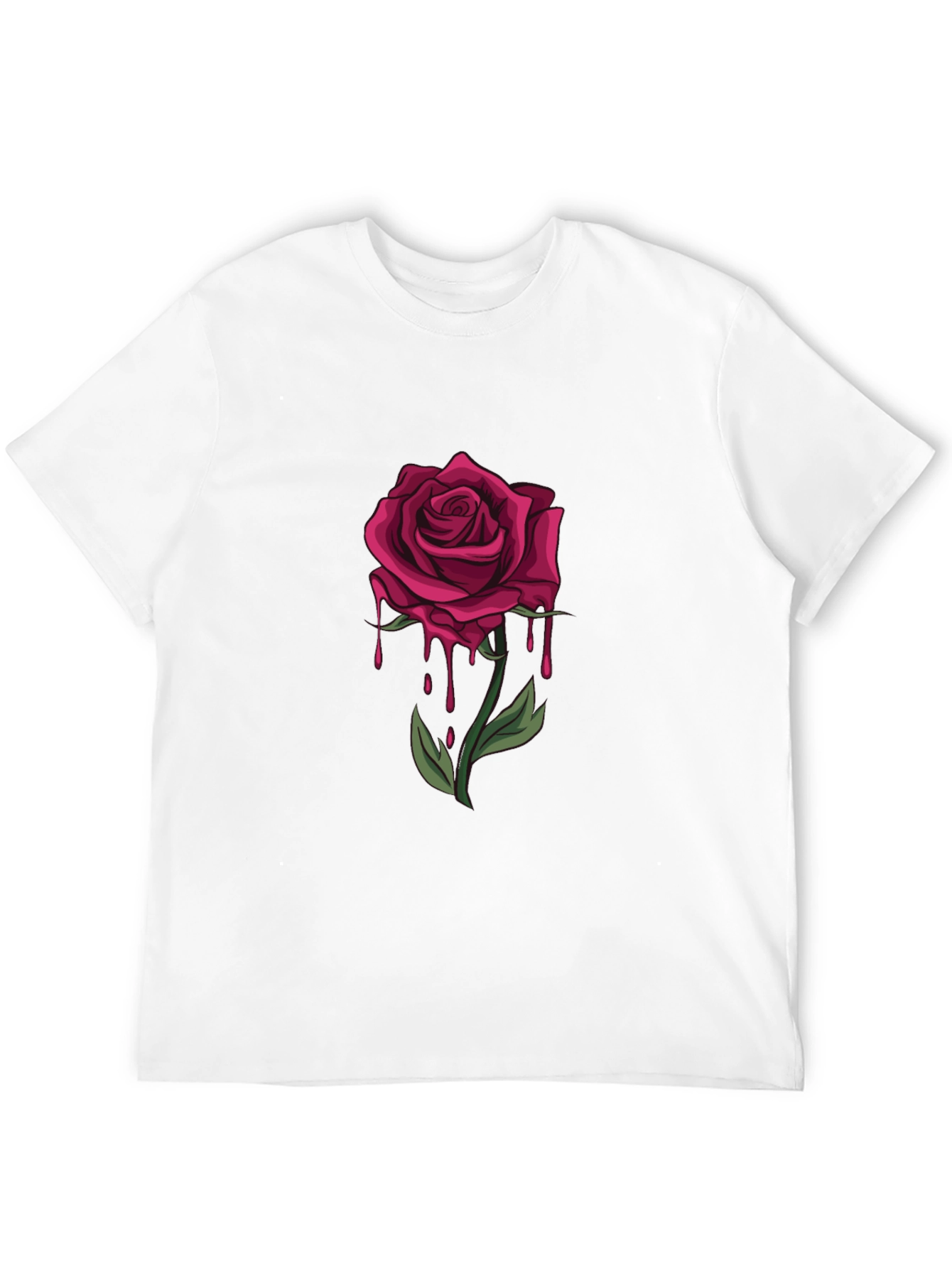 Rose Drip Graphic Tee
