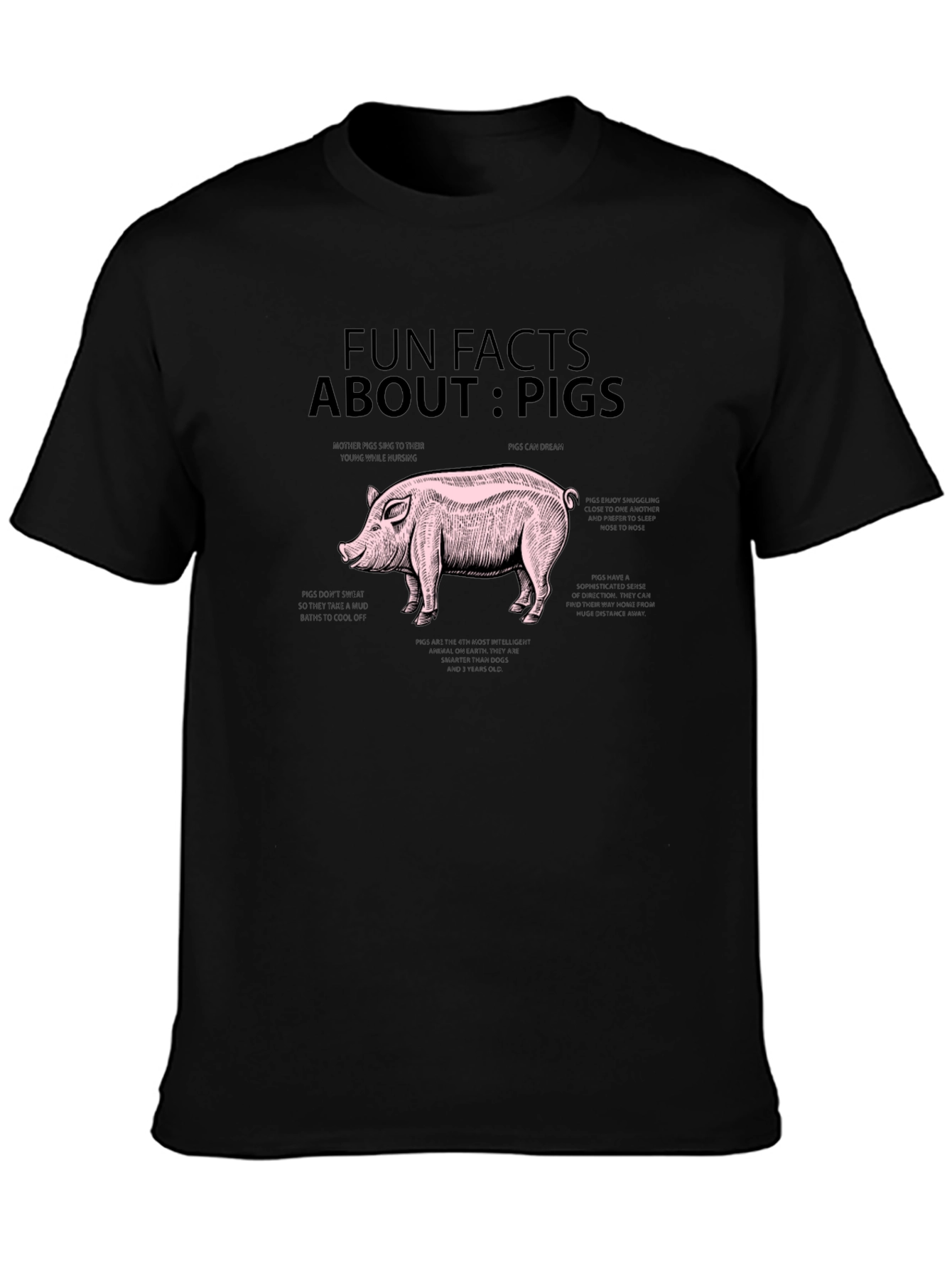 Fun Facts About Pigs Graphic Tee