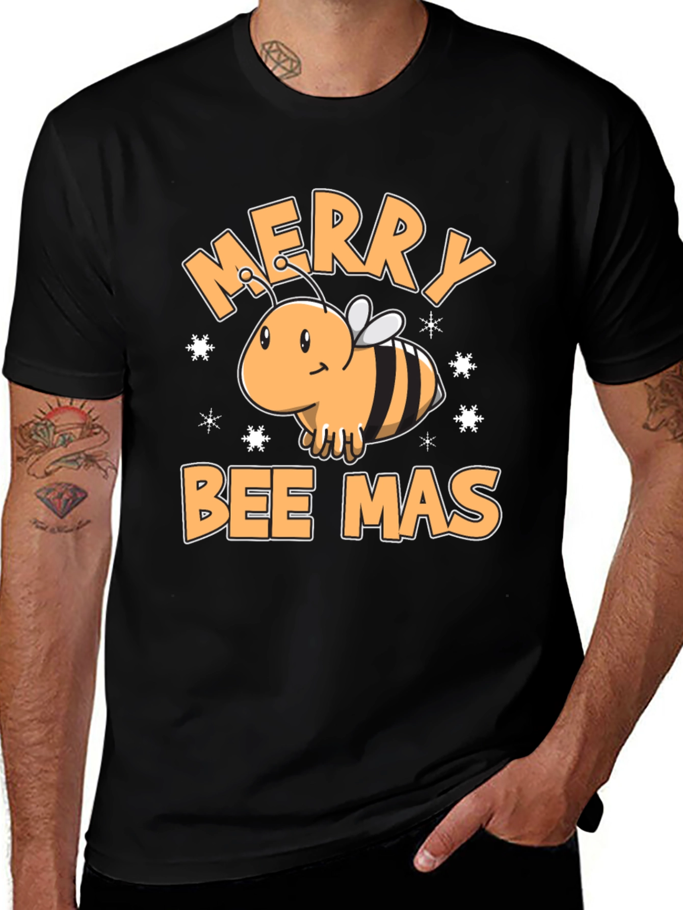 Merry Bee Mas Graphic Tee