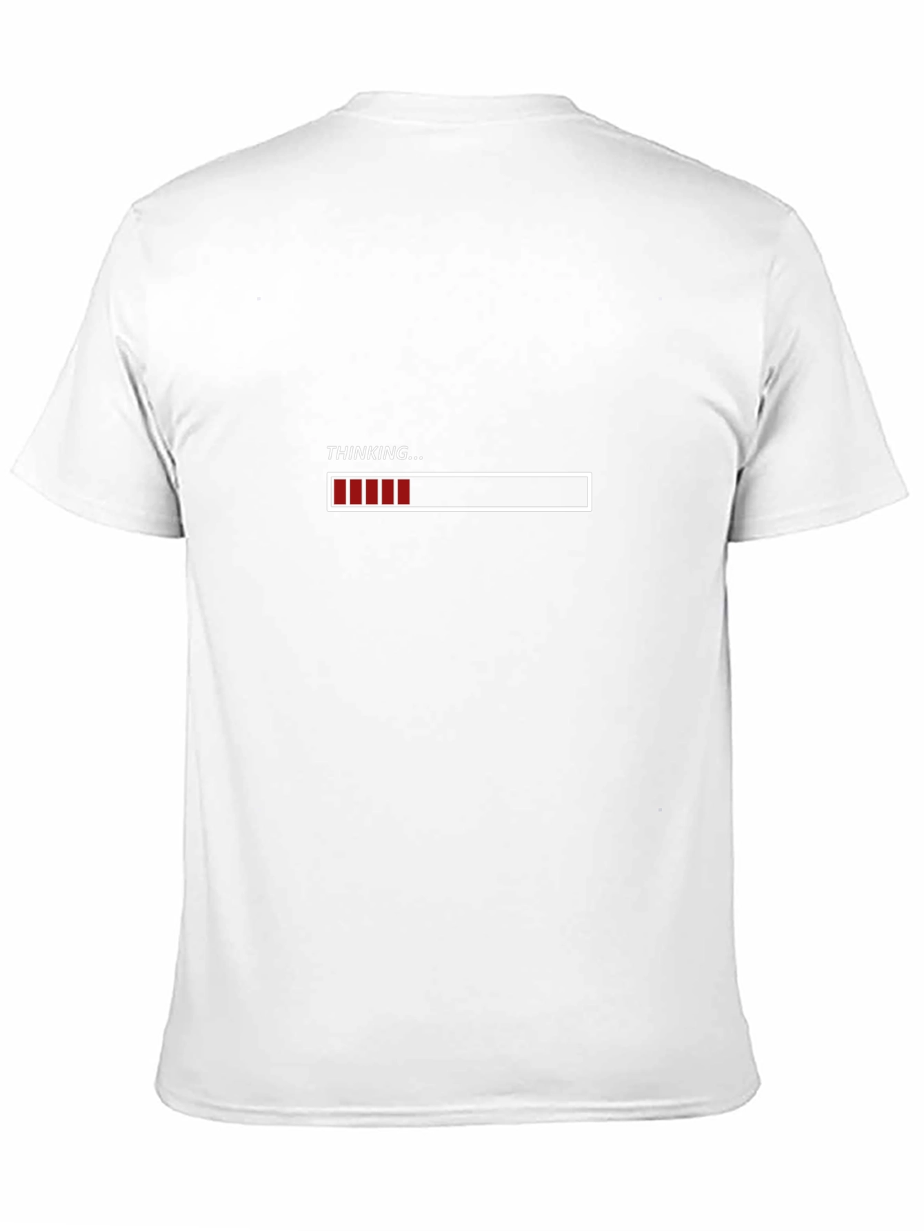 Thinking Loading Bar Graphic Tee - Black