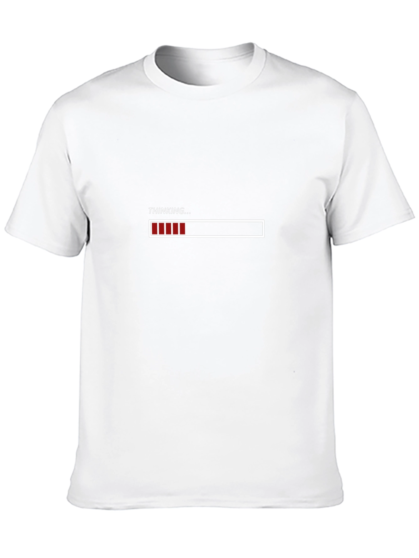 Thinking Loading Bar Graphic Tee - Black