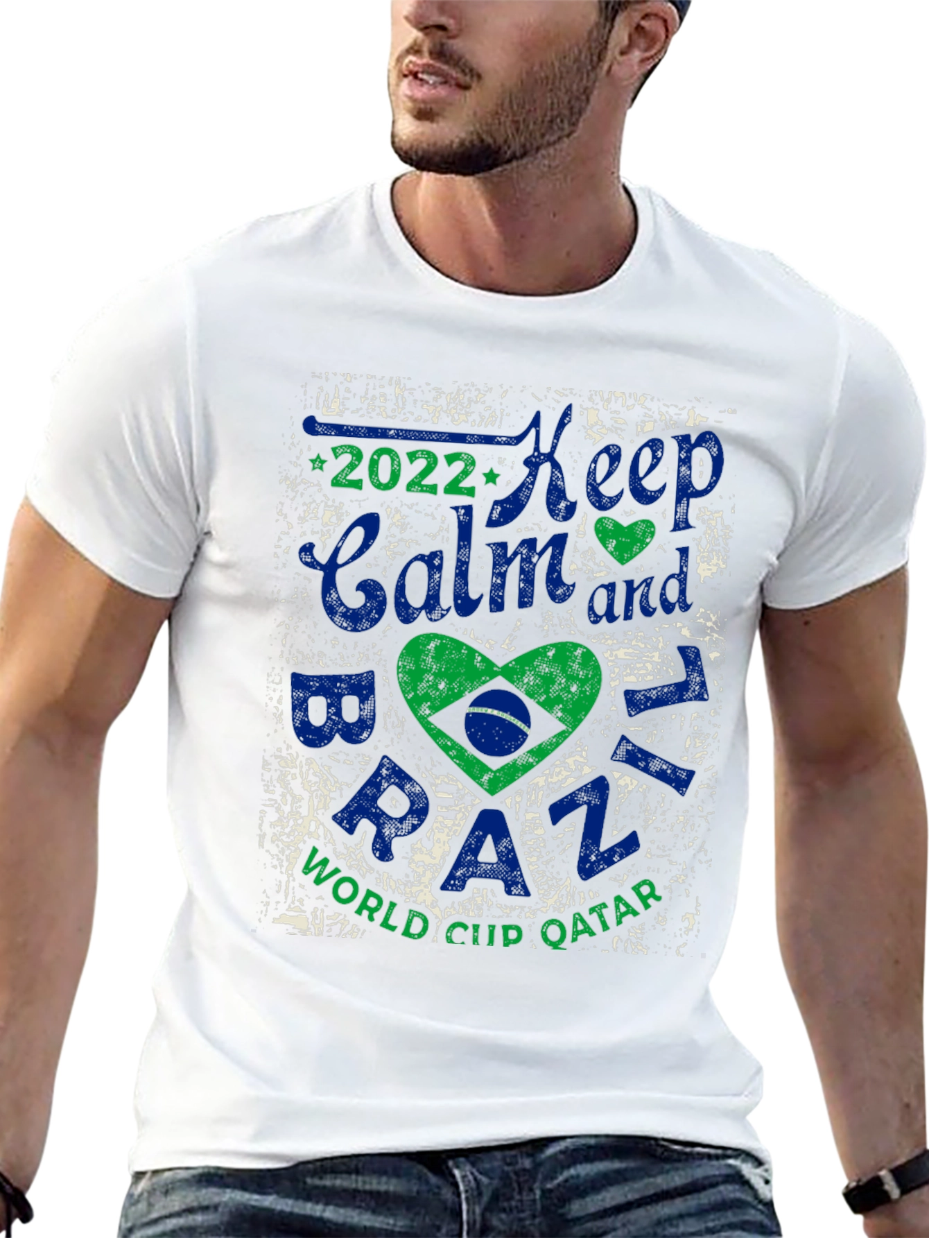 Keep Calm Brazil 2022 World Cup T-Shirt