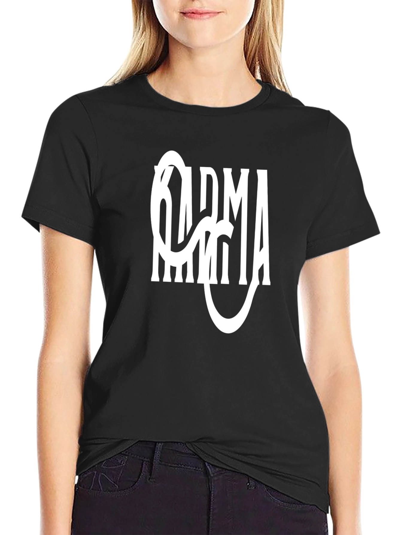 Karma Graphic Tee - Stylish Black T-Shirt
