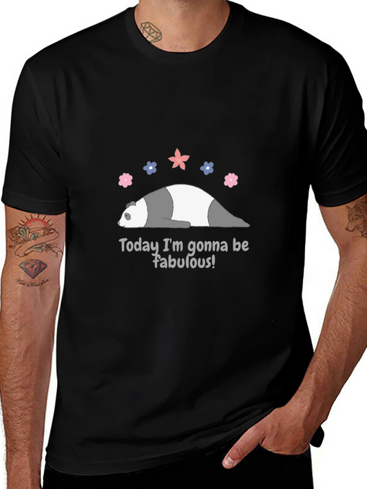 Funny Panda Fabulous Graphic Tee