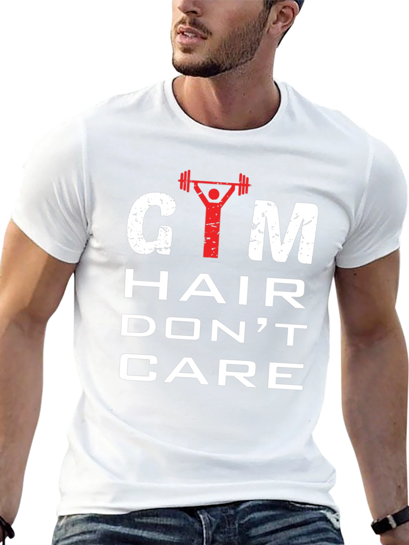 Gym Hair Dont Care Mens Graphic Tee