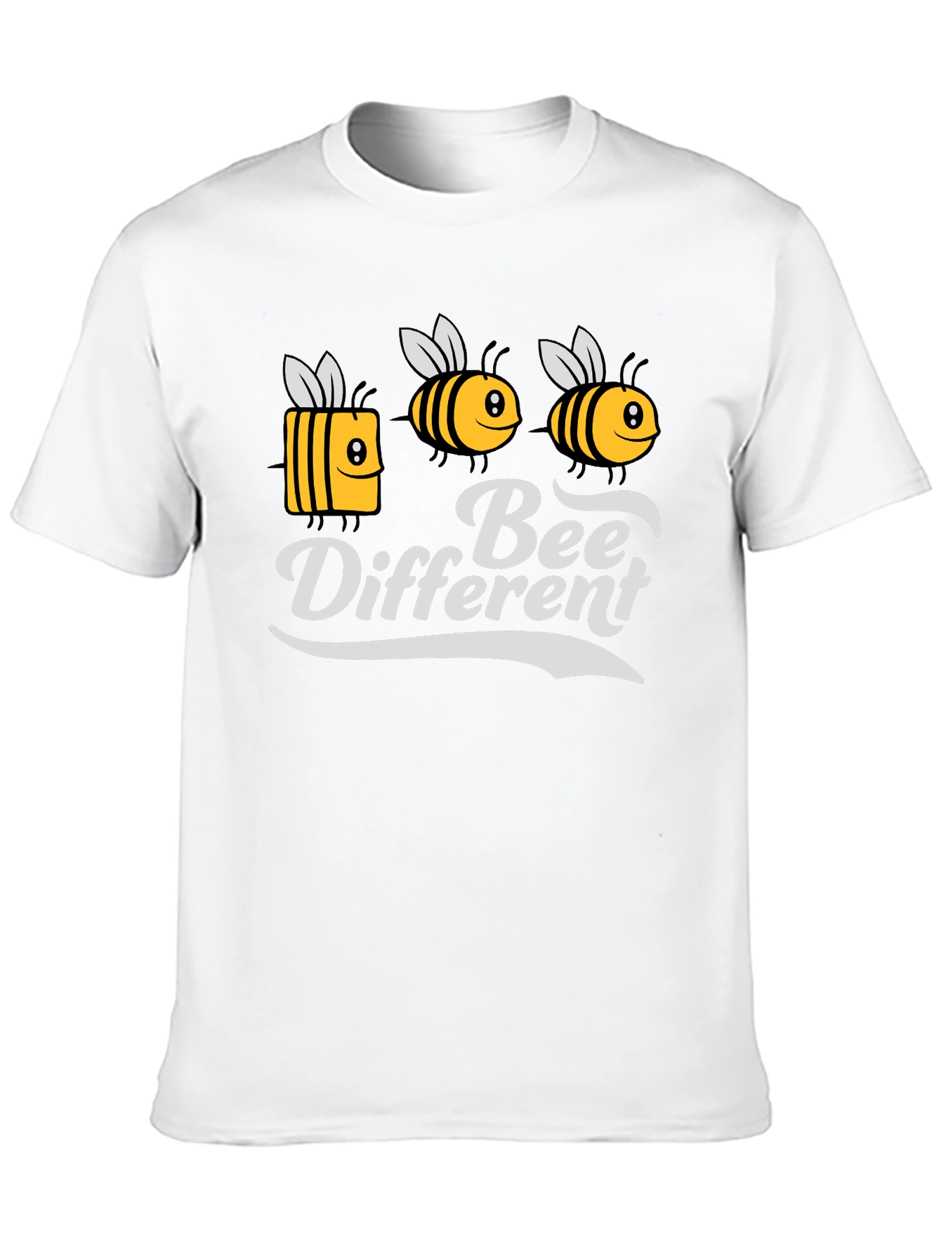 Bee Different Graphic Tee - Black T-Shirt
