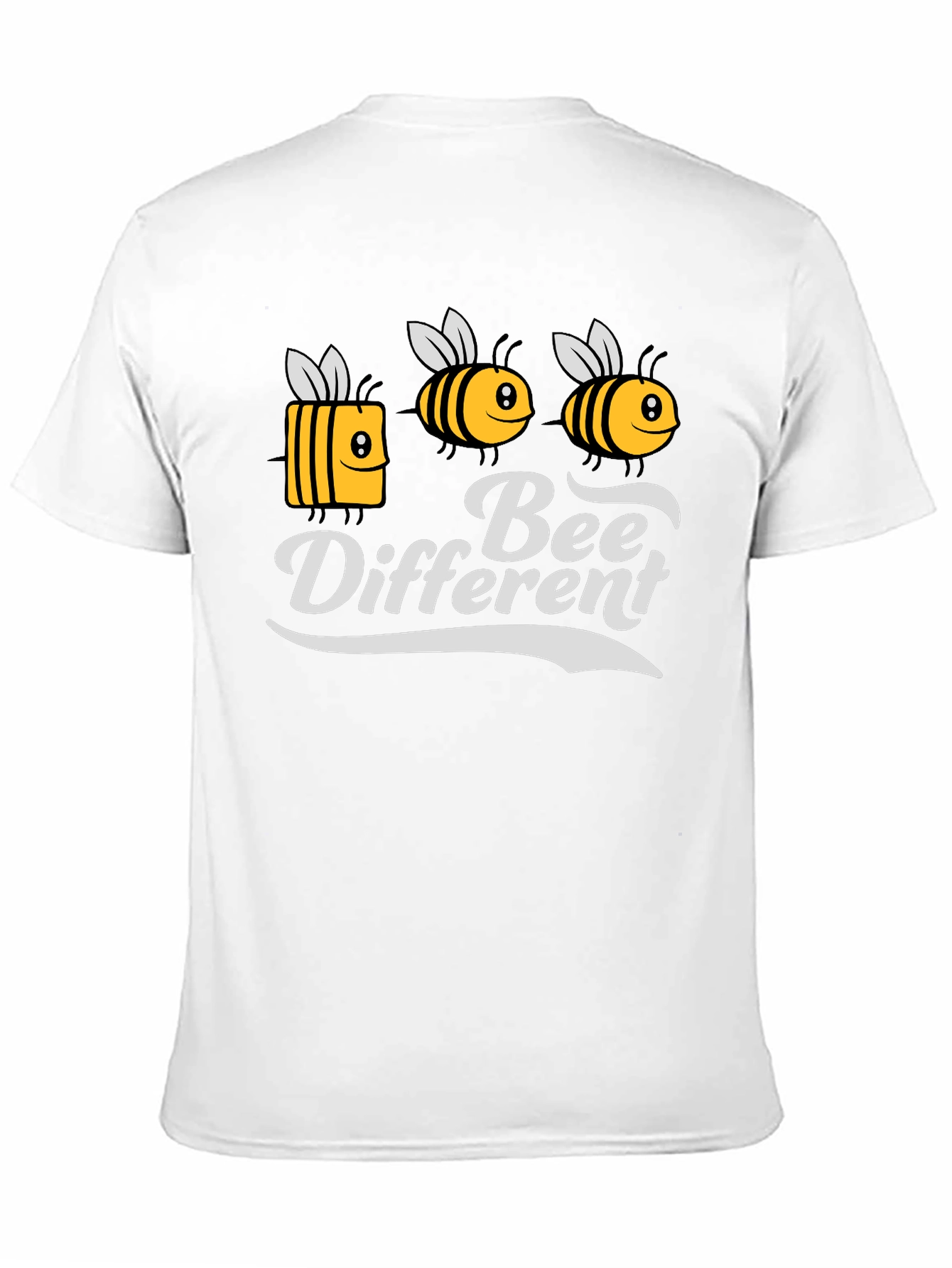 Bee Different Graphic Tee - Black T-Shirt