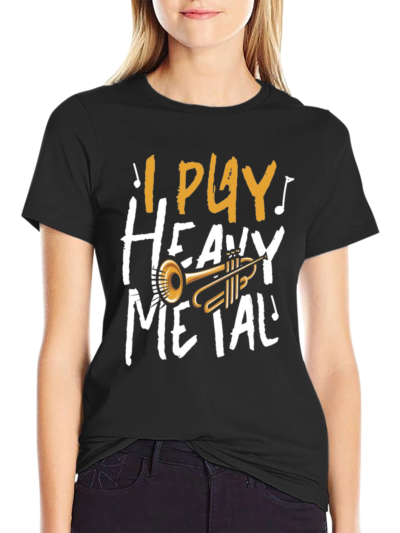 I Play Heavy Metal Trumpet T-Shirt