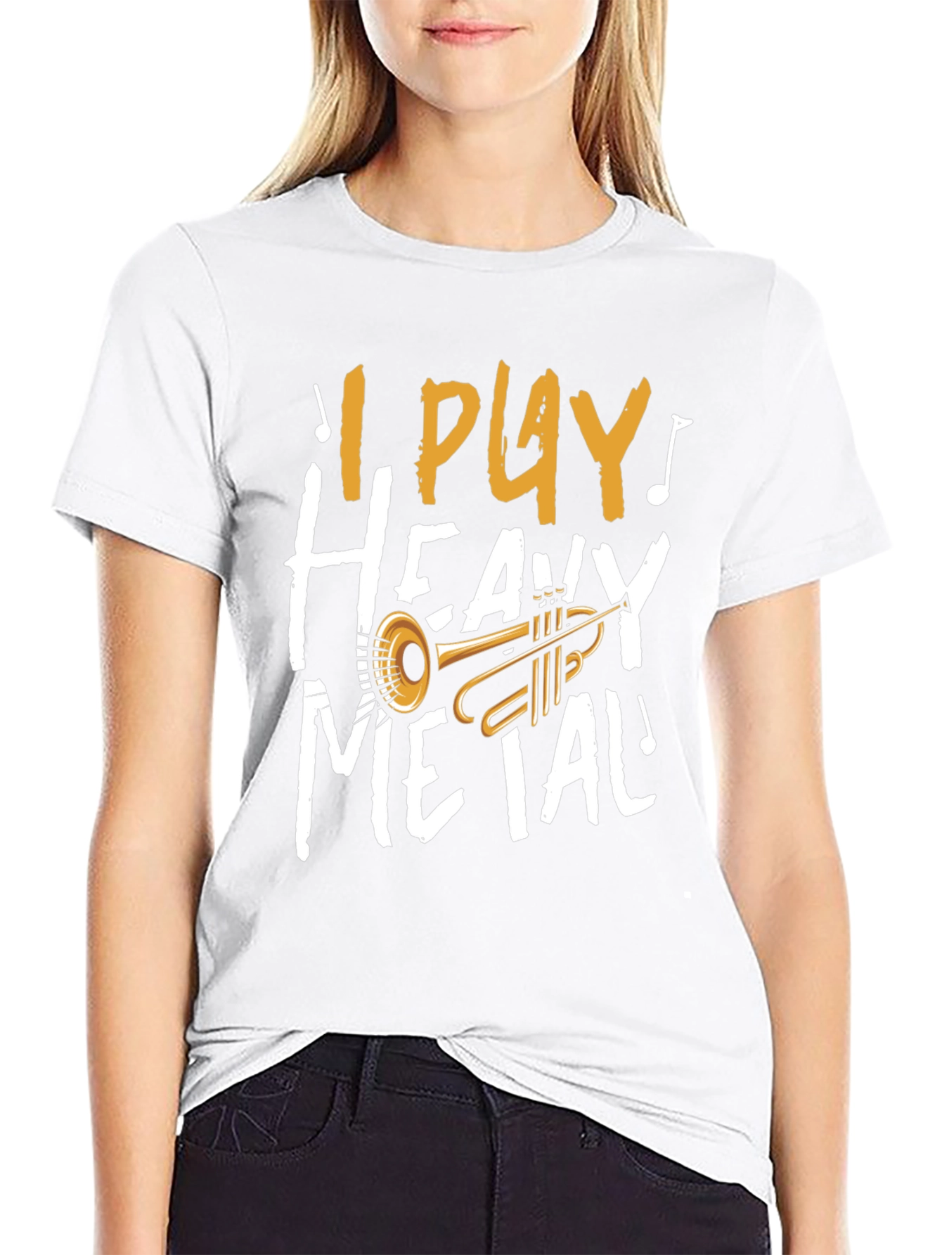 I Play Heavy Metal Trumpet T-Shirt