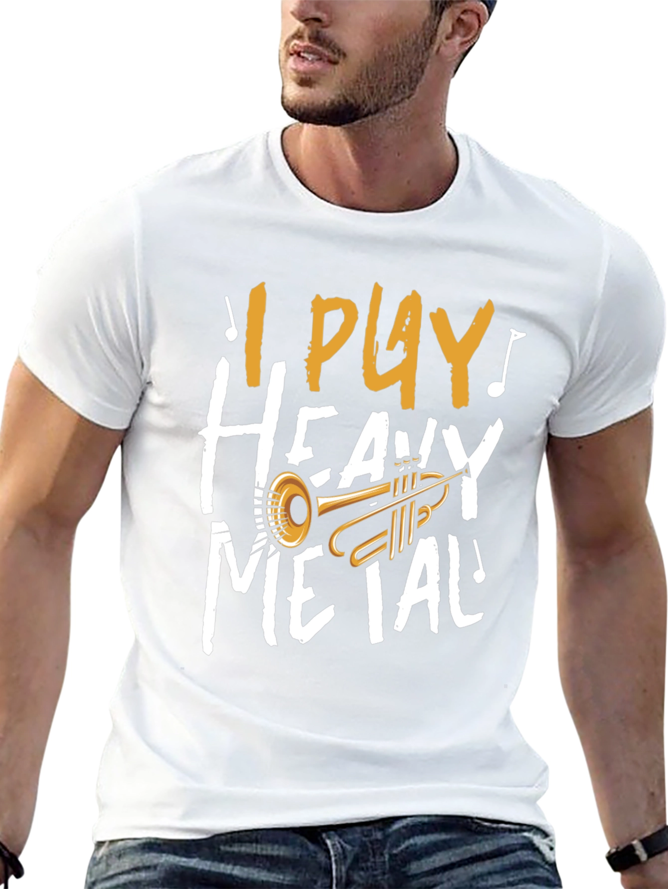 I Play Heavy Metal Trumpet T-Shirt