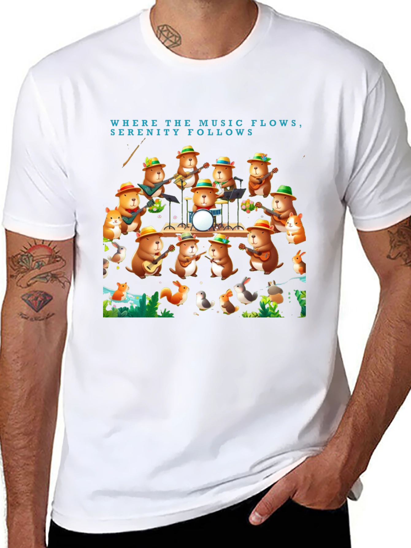 Musical Rodent Band T-Shirt