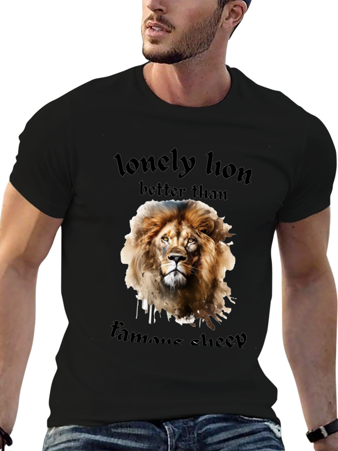 Lonely Lion Tee - Better Than Famous Sheep Shirt
