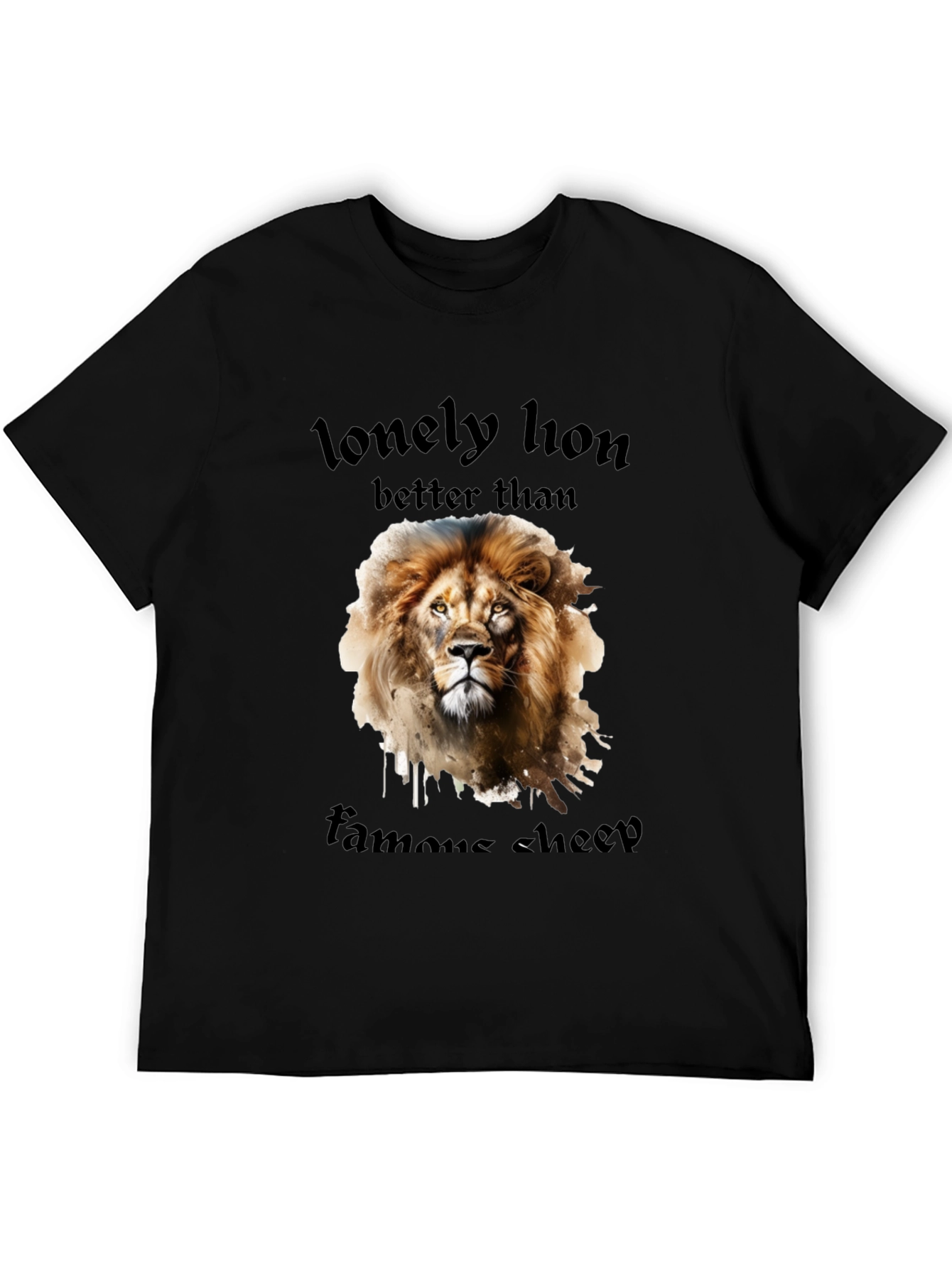 Lonely Lion Tee - Better Than Famous Sheep Shirt