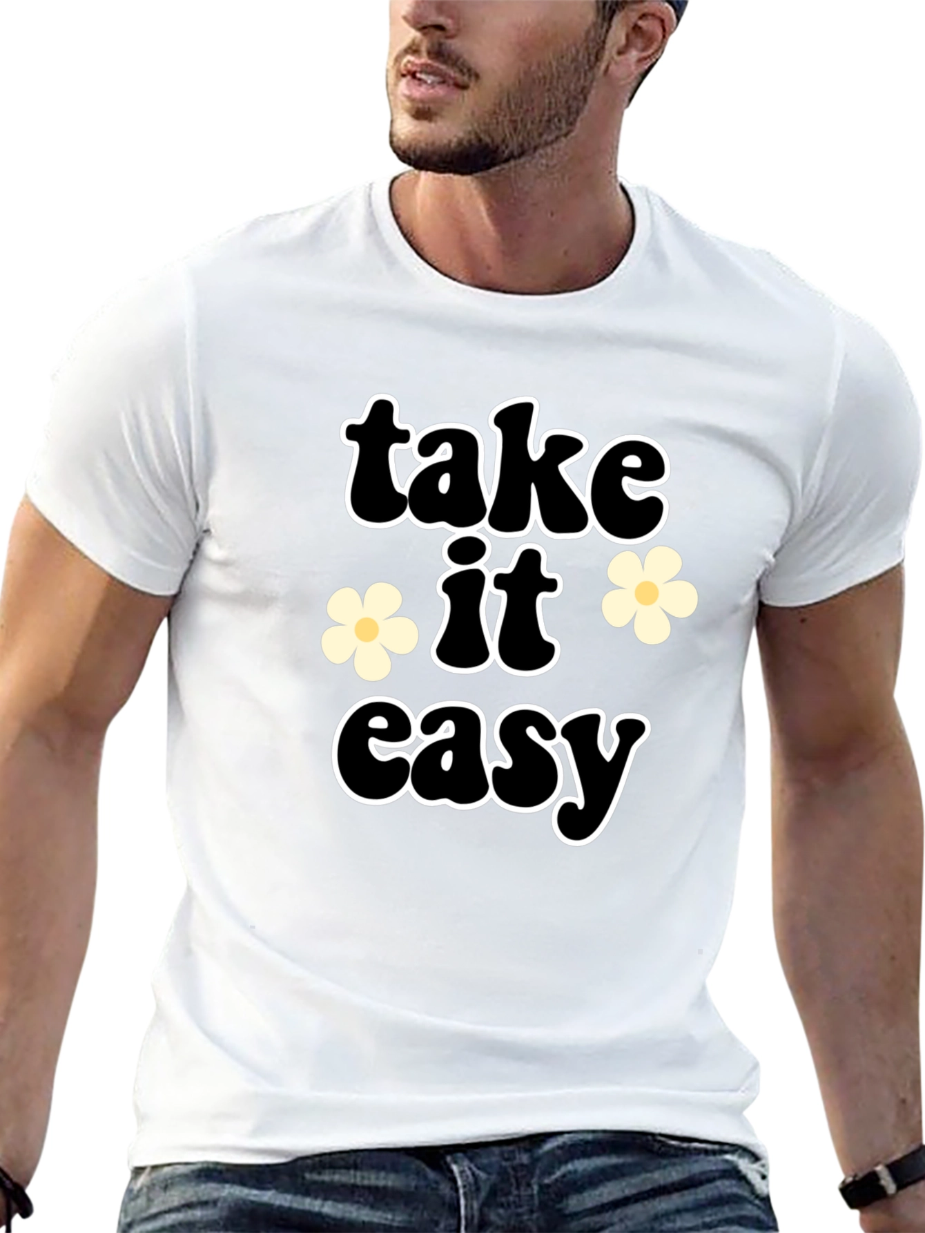 Take It Easy Graphic T-Shirt - Relaxed Fit