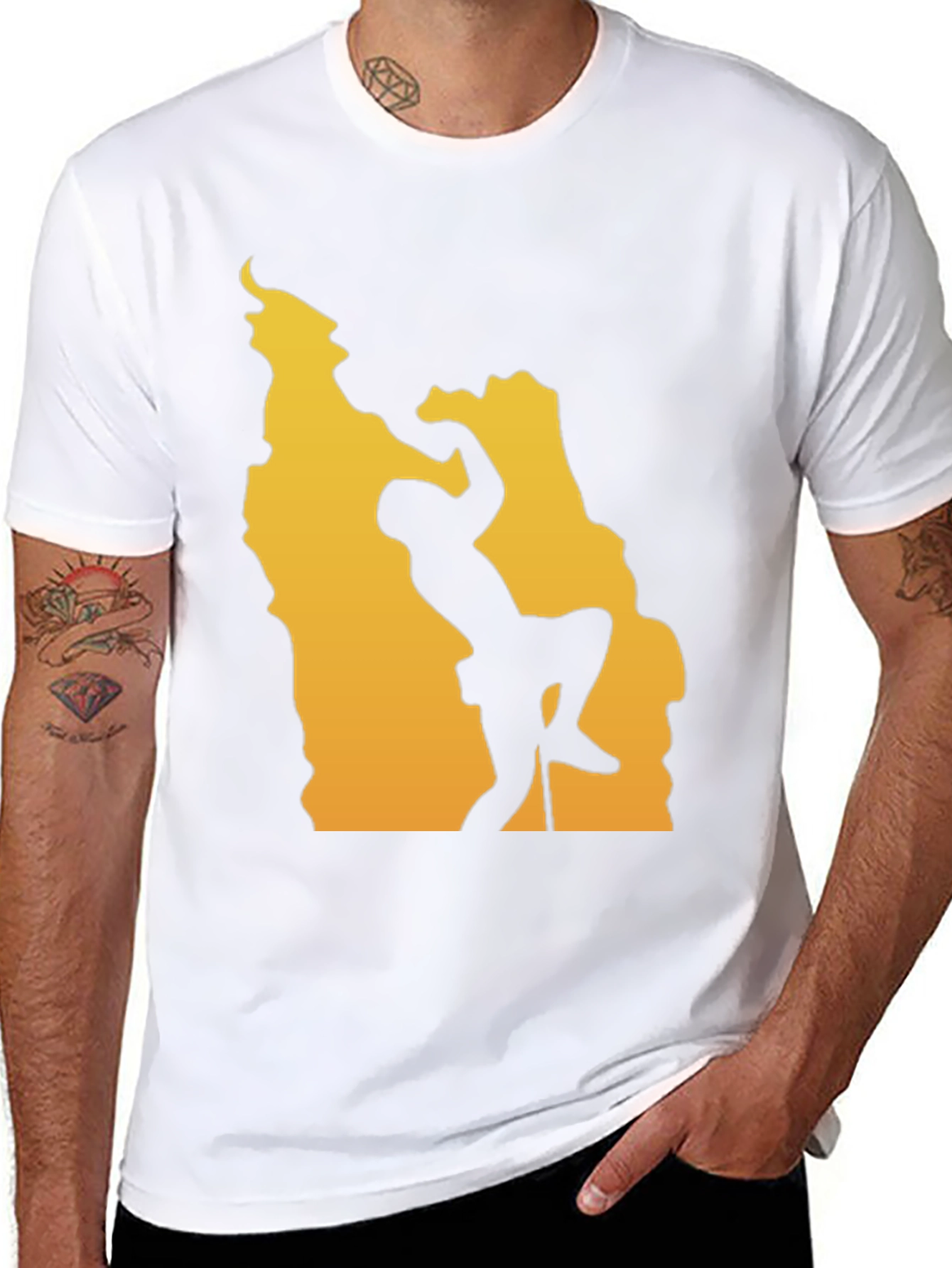 Climbing Graphic Tee - Black