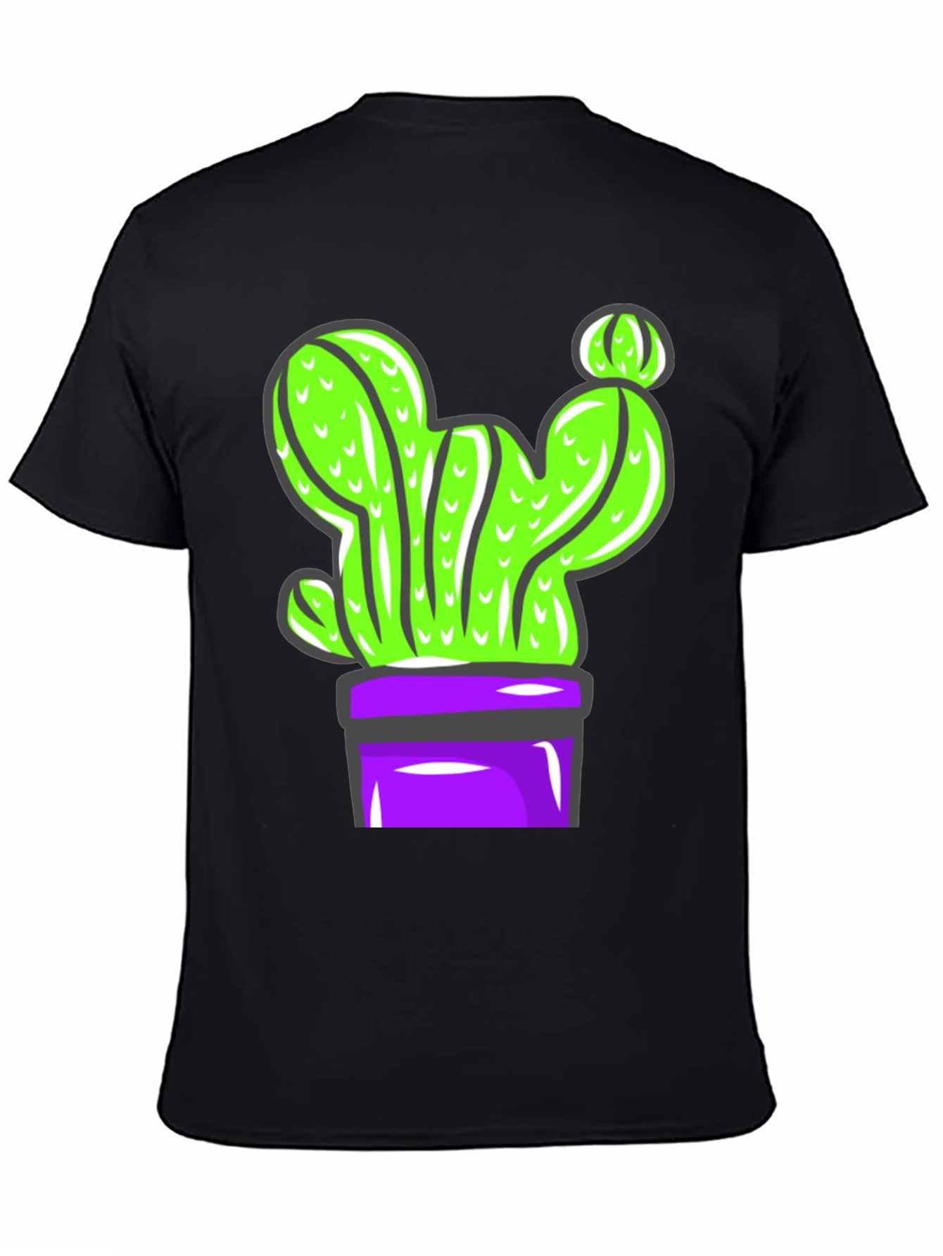 Cactus Graphic Tee - Potted Plant Design