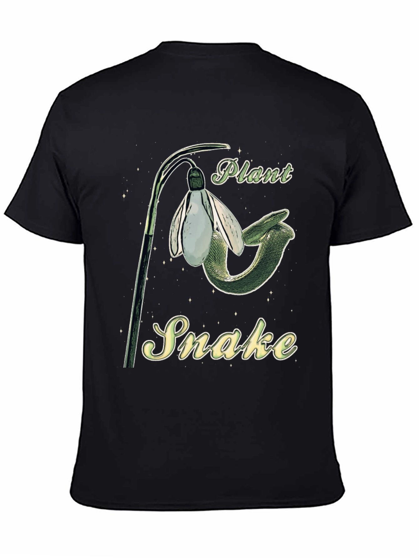 Plant Snake Graphic Tee - Unique Nature Inspired Design