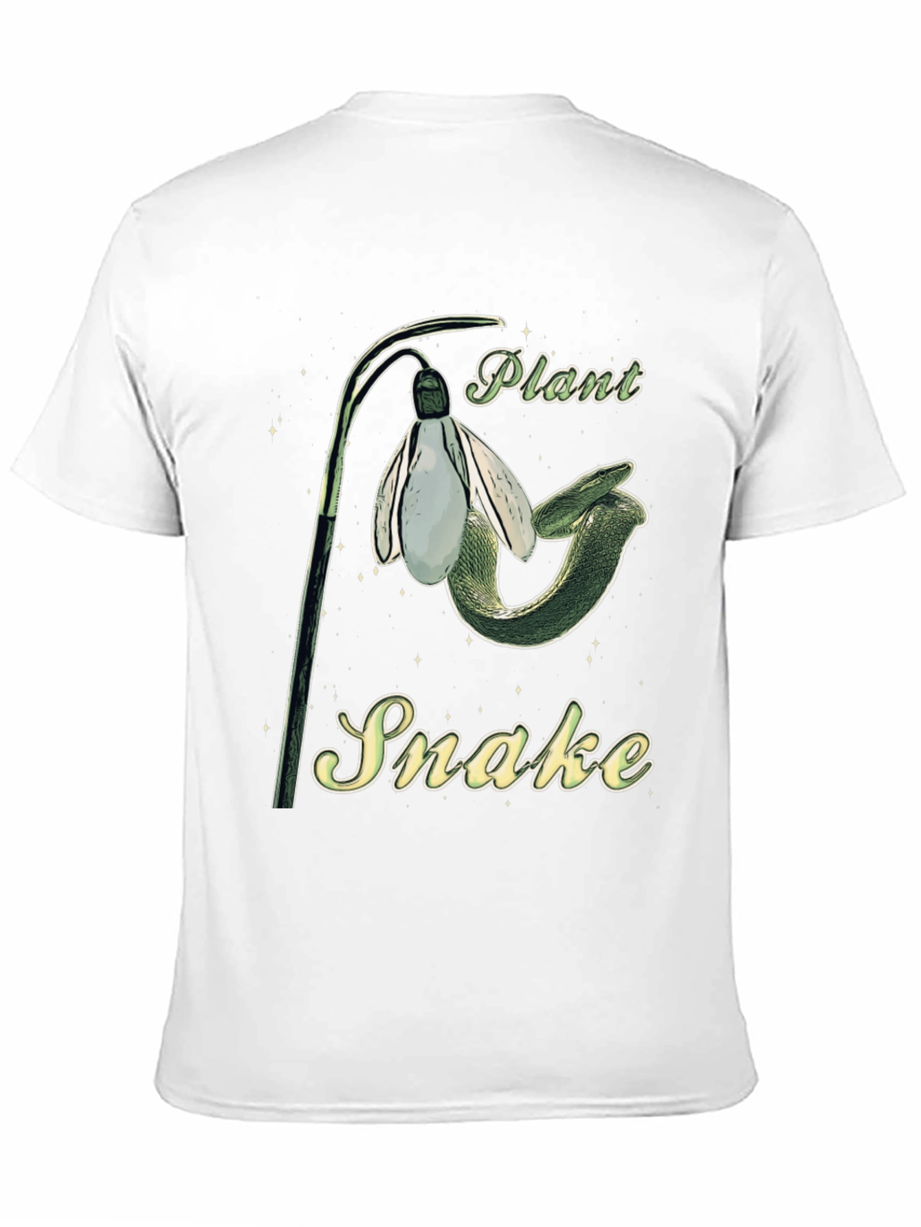Plant Snake Graphic Tee - Unique Nature Inspired Design