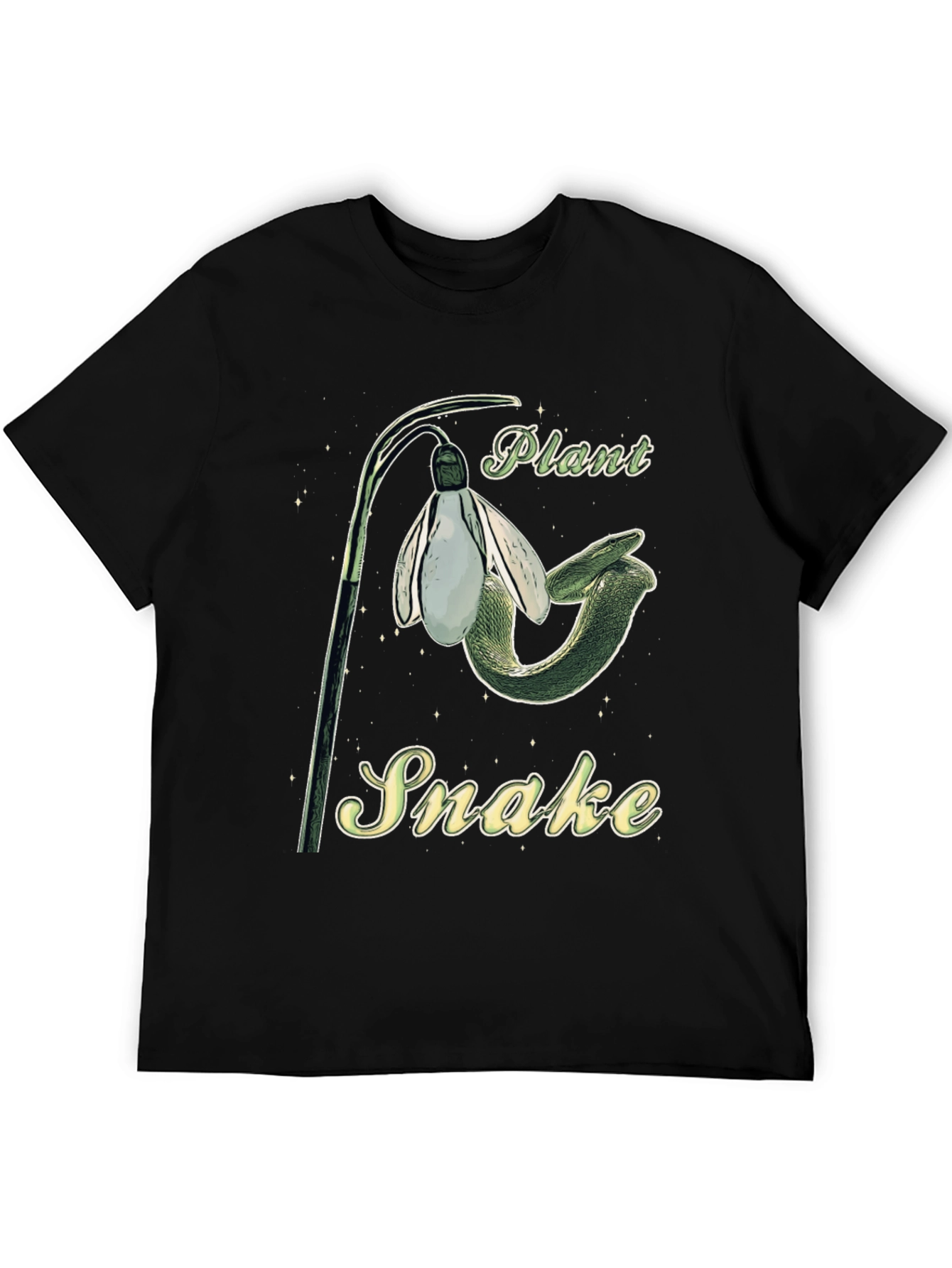 Plant Snake Graphic Tee - Unique Nature Inspired Design