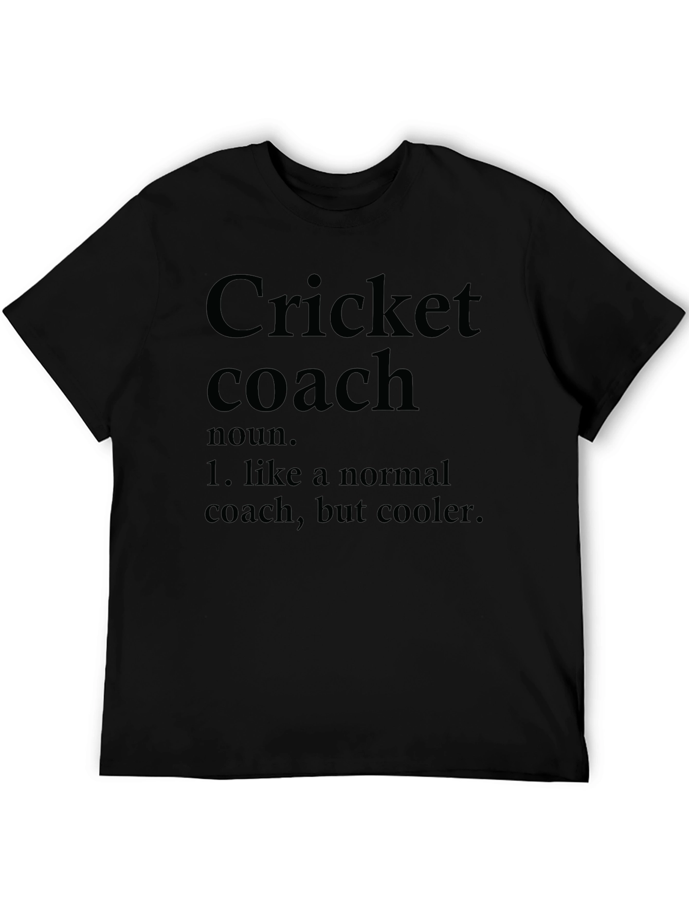 Cricket Coach Definition Graphic T-Shirt